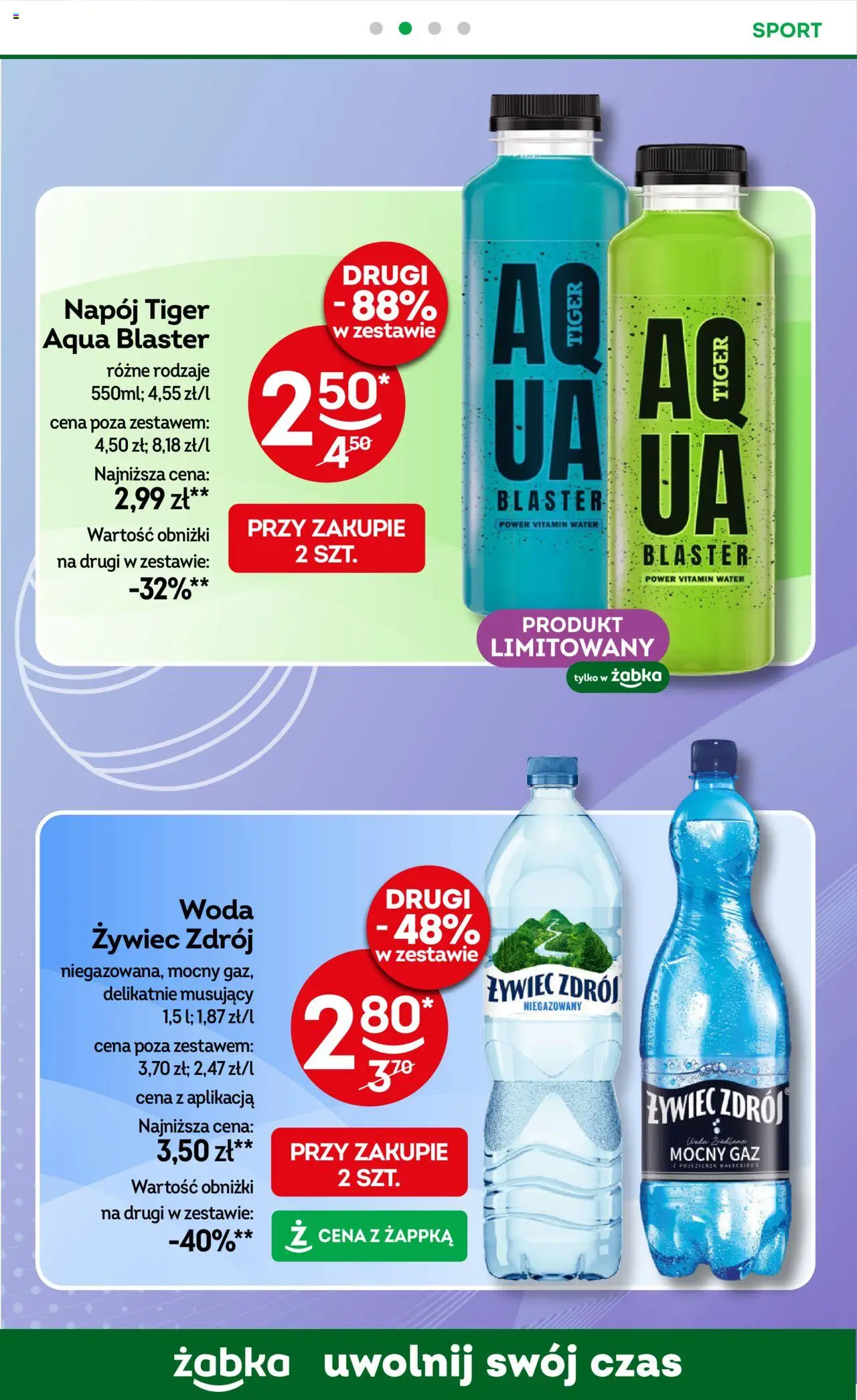 Żabka Gazetka od 13.08.2025 | Strona: 67 | Produkty: Woda