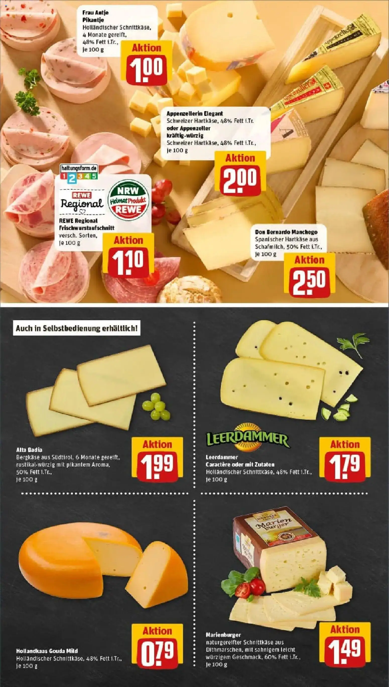Rewe prospekt Südlohn	 – gültig ab 26.01.2026 | Seite: 9 | Produkte: Gouda, Leerdammer