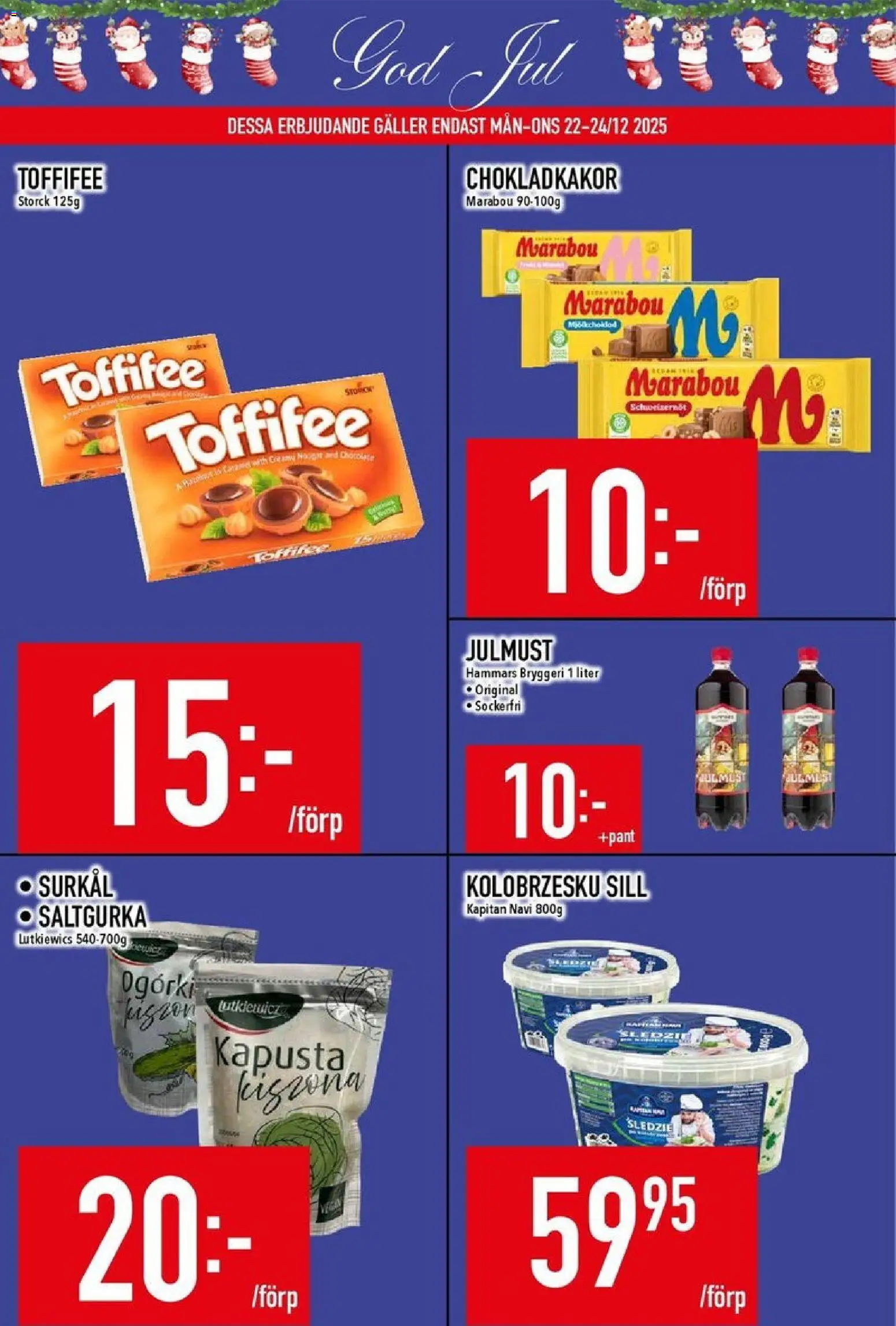 Matdax reklamblad aktuell från 22.12.2025 | Sida: 3 | Produkter: Galler, Sill