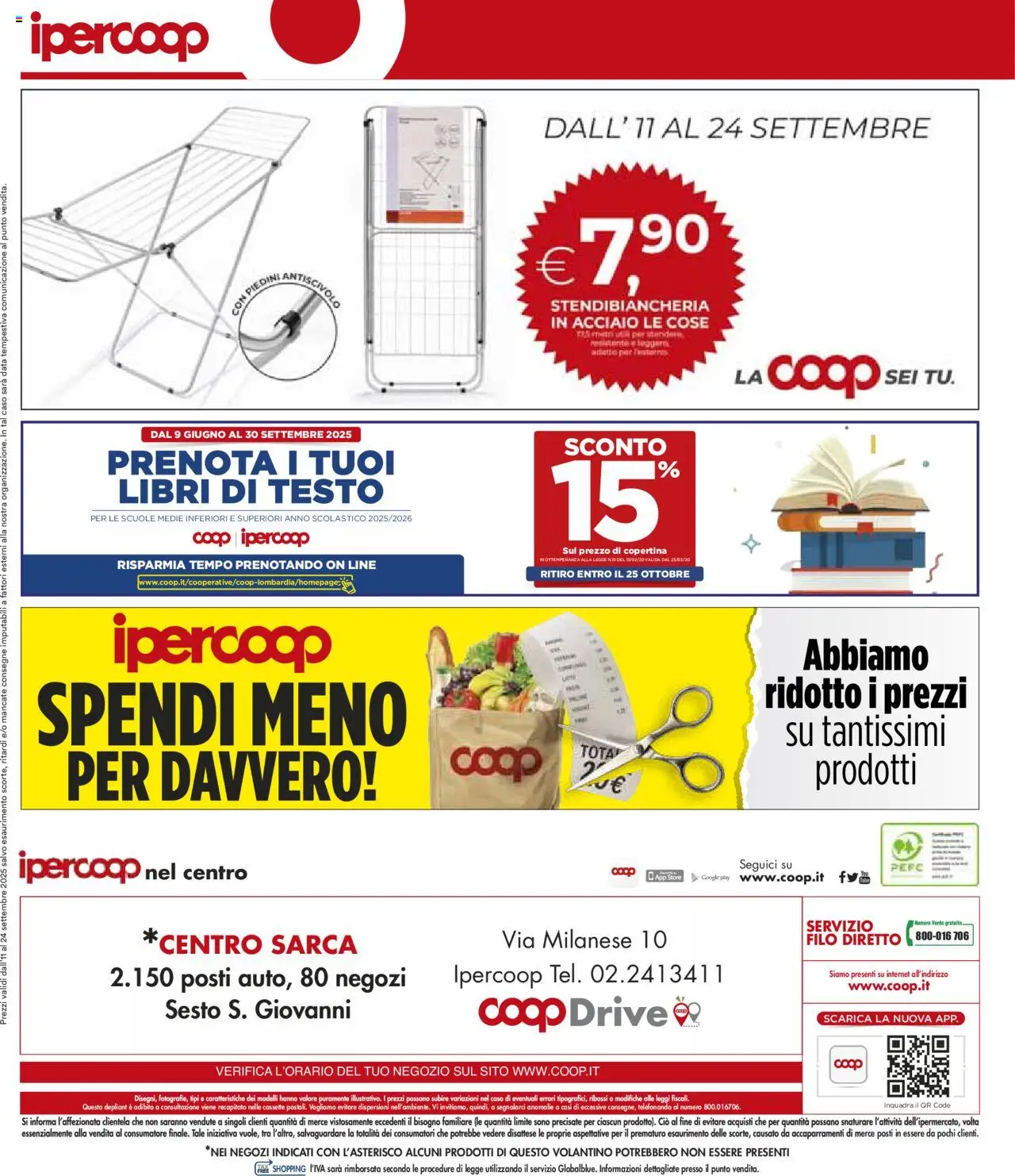 Volantino Ipercoop del 11.09.2025 | Pagina: 35 | Prodotti: Stendibiancheria, Data