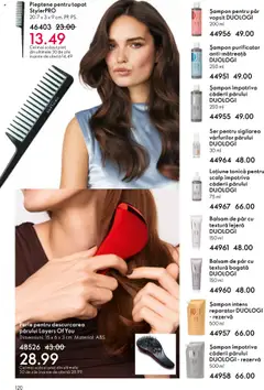 Oriflame catalog 13 2025 – valabil de la 10.09.2025 | Pagină: 120 | Produse: Loțiune tonică, Perie, Șampon, Balsam de păr