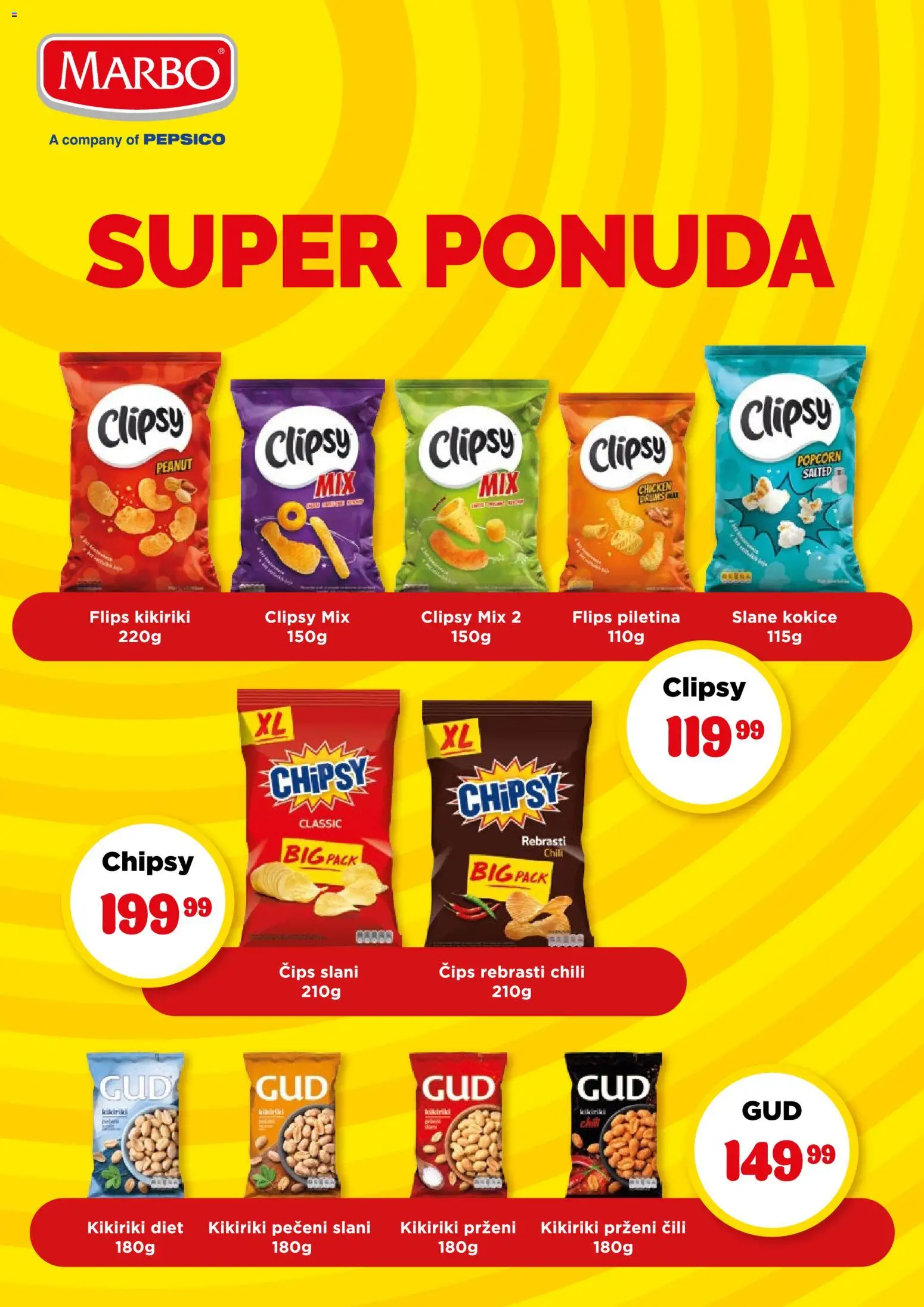 Podunavlje katalog - važi od 22.04.2026 | Strana: 3 | Proizvode: Čips, Kikiriki, Popcorn, Piletina