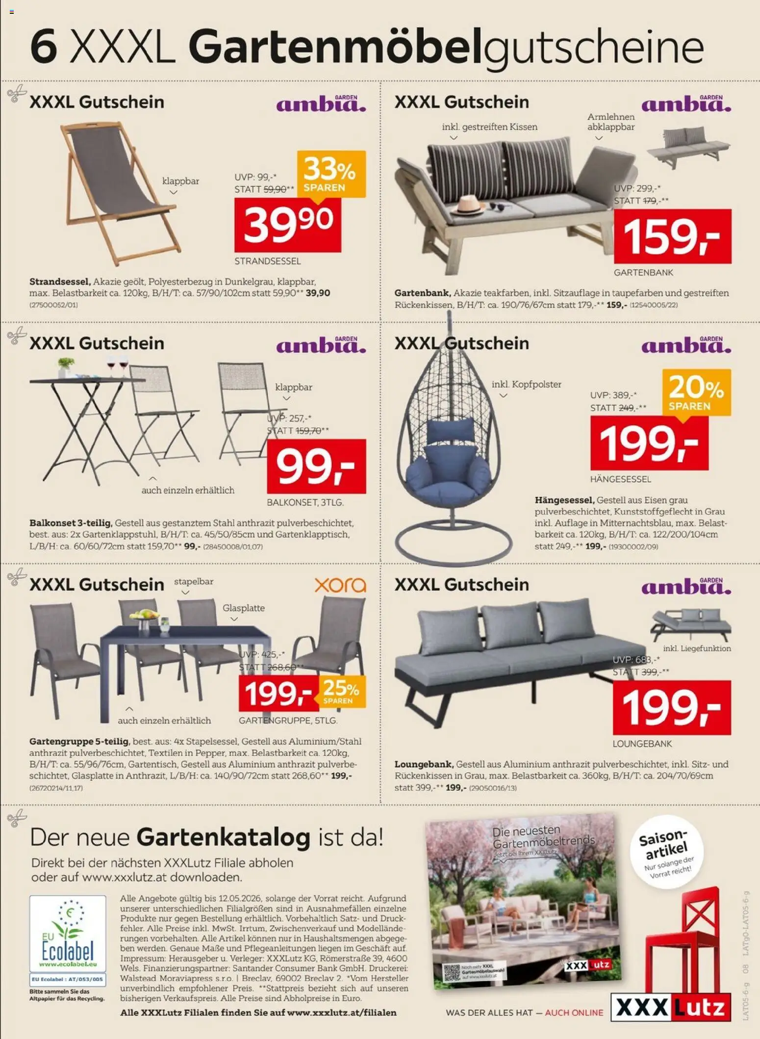 XXXLutz Gartenmöbel gültig ab 28.04.2026 | Seite: 8 | Produkte: Kissen