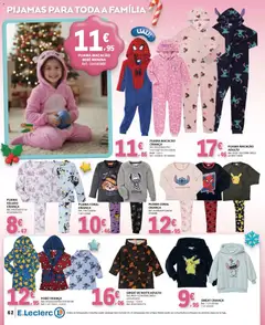 Pré-visualização E.Leclerc Brinquedos de Natal válido de 11.11.2025 | Página: 62 | Produtos: Macacão, Robe, Pijamas
