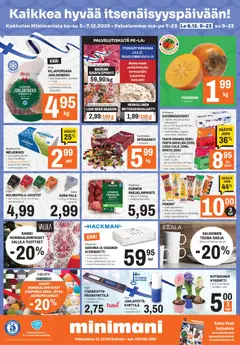 Minimani-mainoslehti voimassa 03.12.2025 alkaen