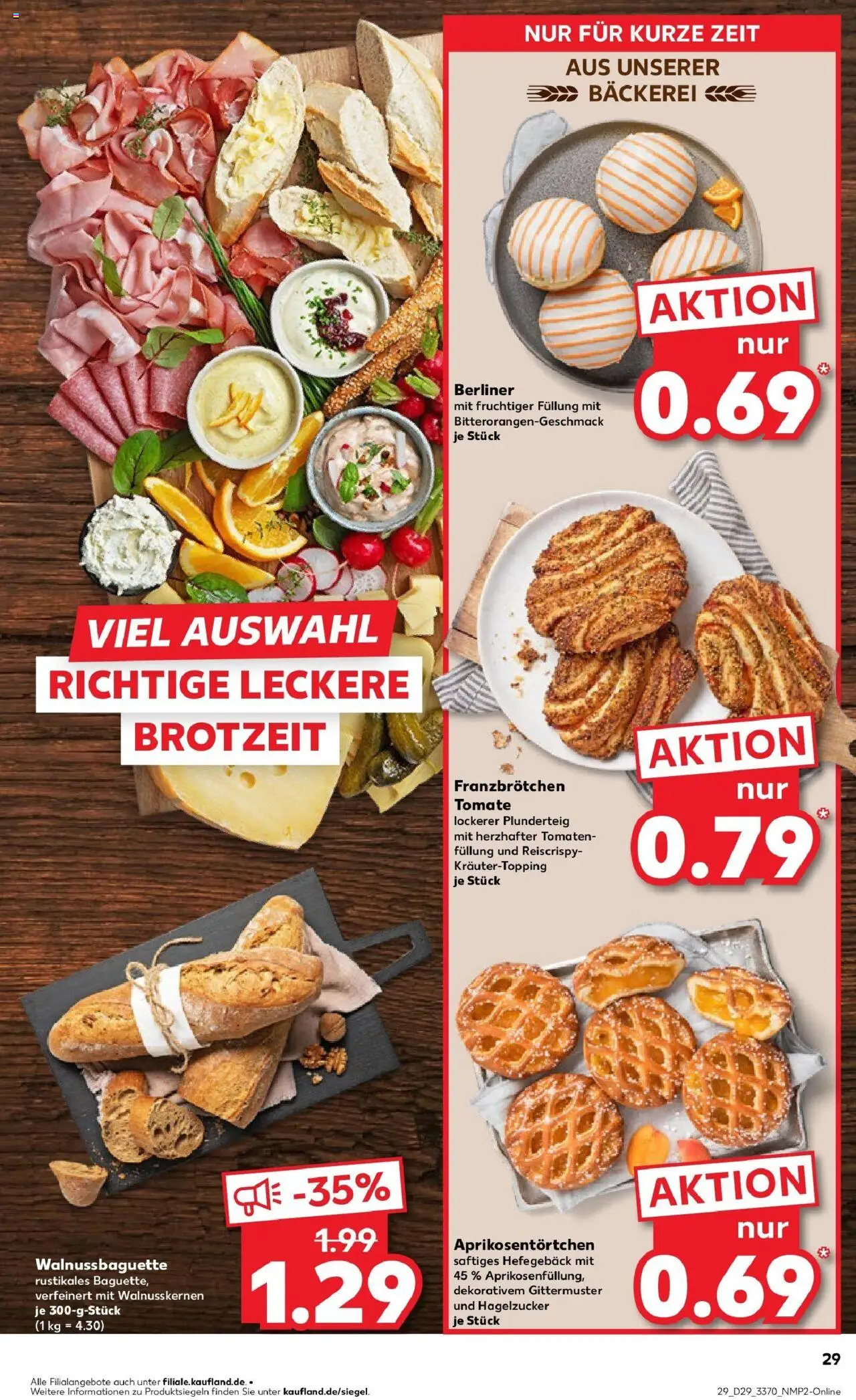 Kaufland prospekt Glauchau	 - gültig ab dem 21.07.2025 | Seite: 42 | Produkte: Berliner, Bäckerei, Baguette, Tomaten