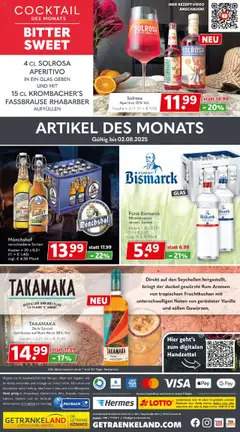 Getränkeland Prospekt 	 - gültig ab dem 21.07.2025 | Seite: 8 | Produkte: Monchshof, Rum, Rhabarber, Fassbrause