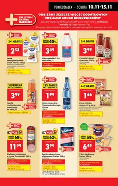 Pogląd oferty "Woda mineralna Cisowianka Perlage, 700 ml, Woda mineralna" - ważna od 10.11.2025 | Strona: 43