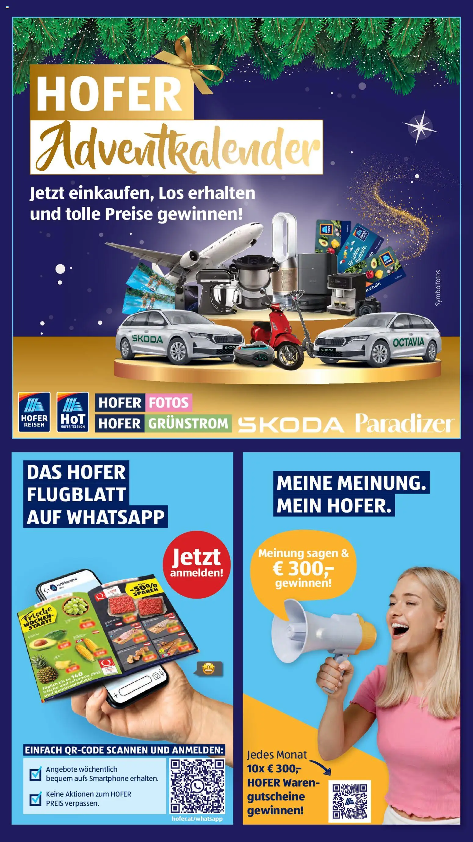 Hofer Flugblatt gültig ab 12.12.2025 | Seite: 3 | Produkte: Obst, Smartphone