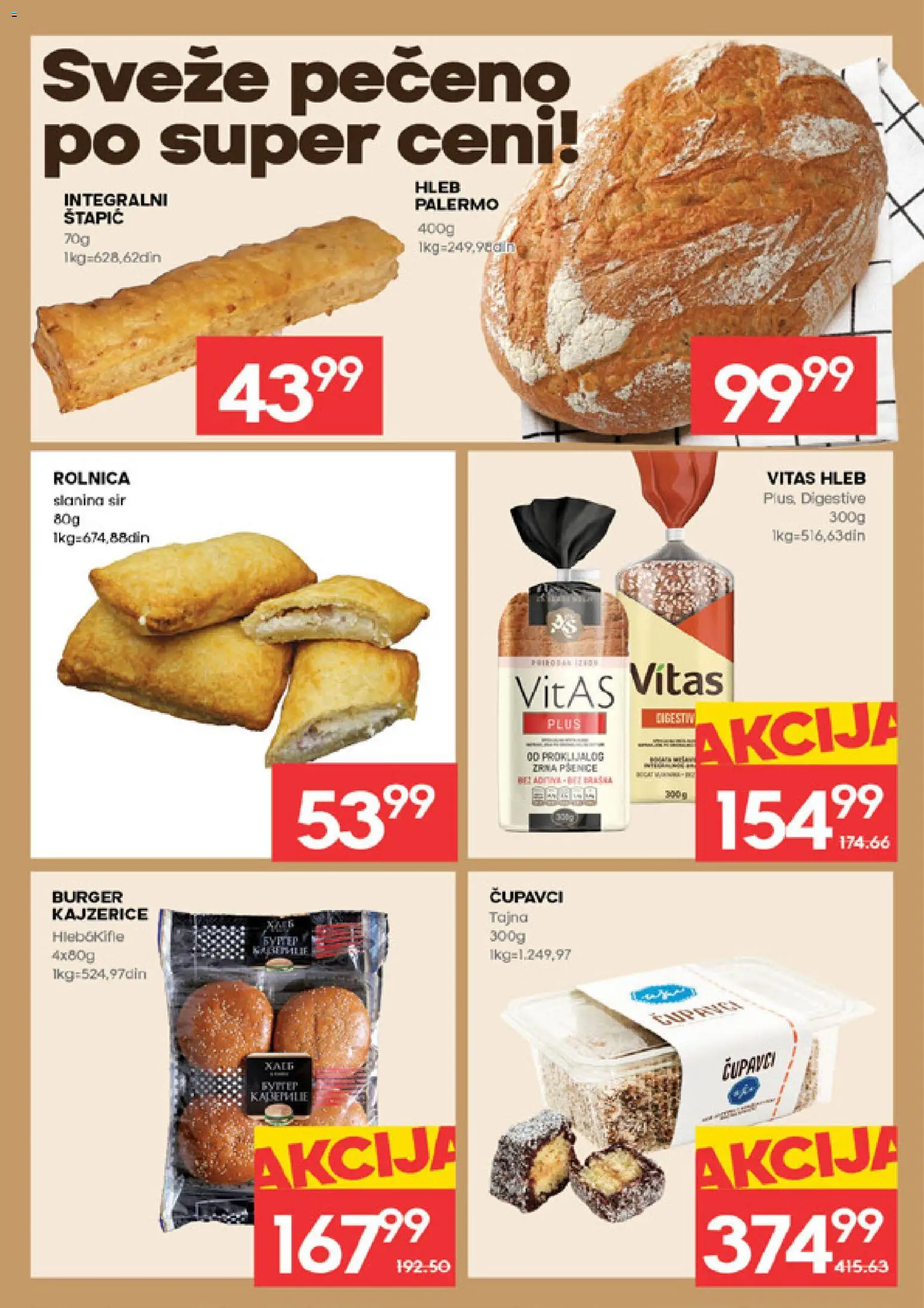 Roda katalog - važi od 19.02.2026 | Strana: 12 | Proizvode: Burger, Sir, Hleb, Slanina