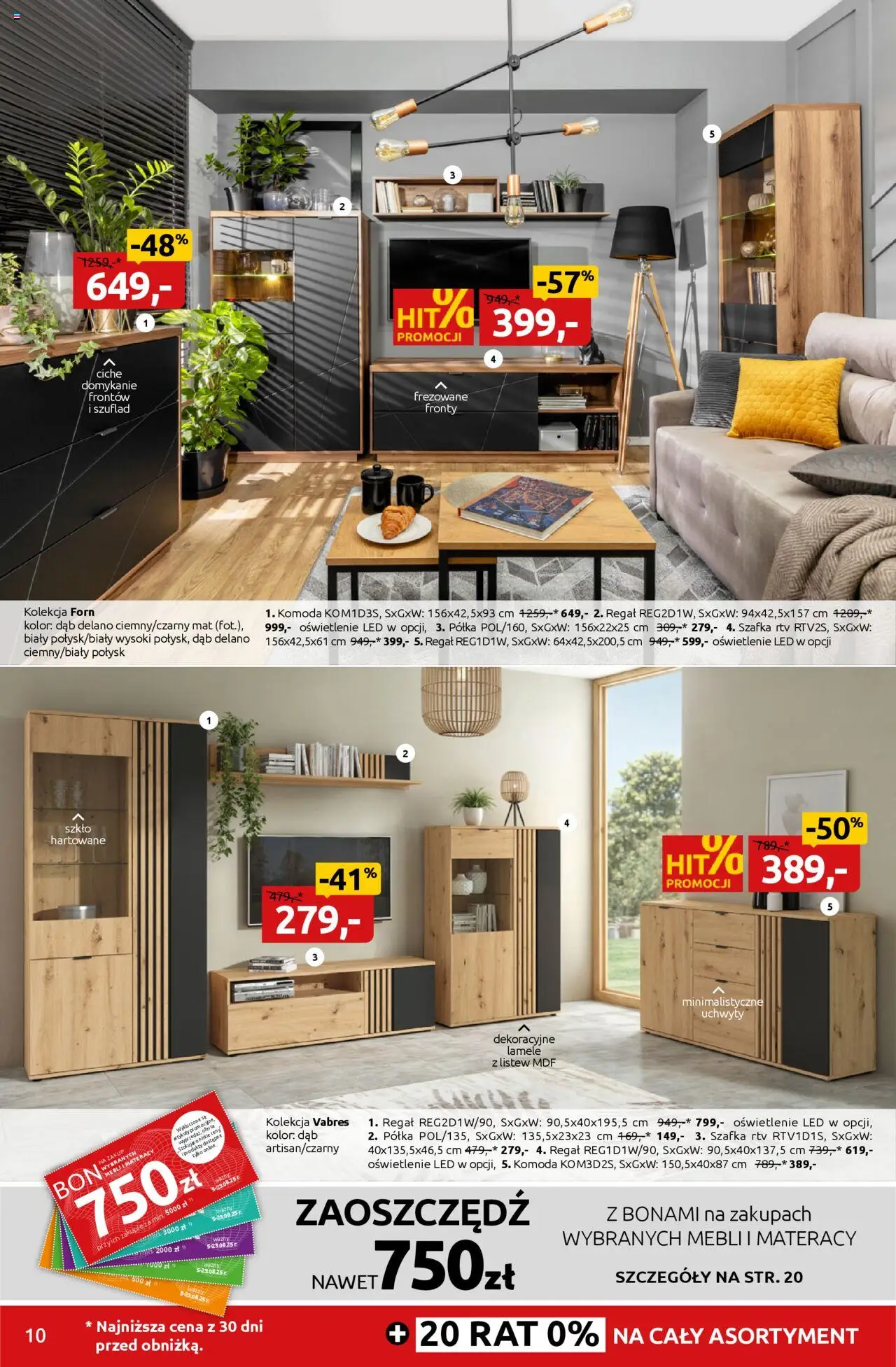 Black Red White promocje od 04.08.2025 | Strona: 10 | Produkty: Komoda, Półka, szafka RTV, Regał