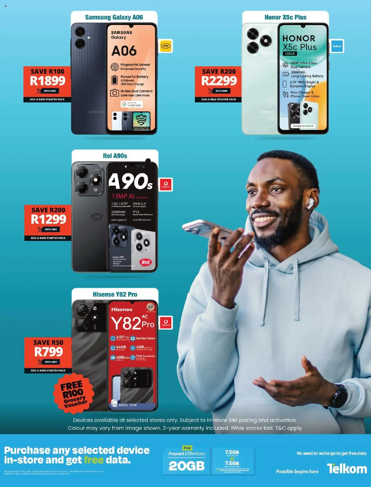 New Checkers catalogue – valid from 19.04.2026 | Page: 3 | Products: Sim, Phone, Camera, Water