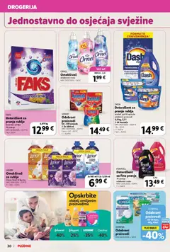 Plodine katalog | vrijedi od 10.09.2025 | Stranica: 30 | Proizvodi: Deterdžent, Somat, Perwoll, Dash