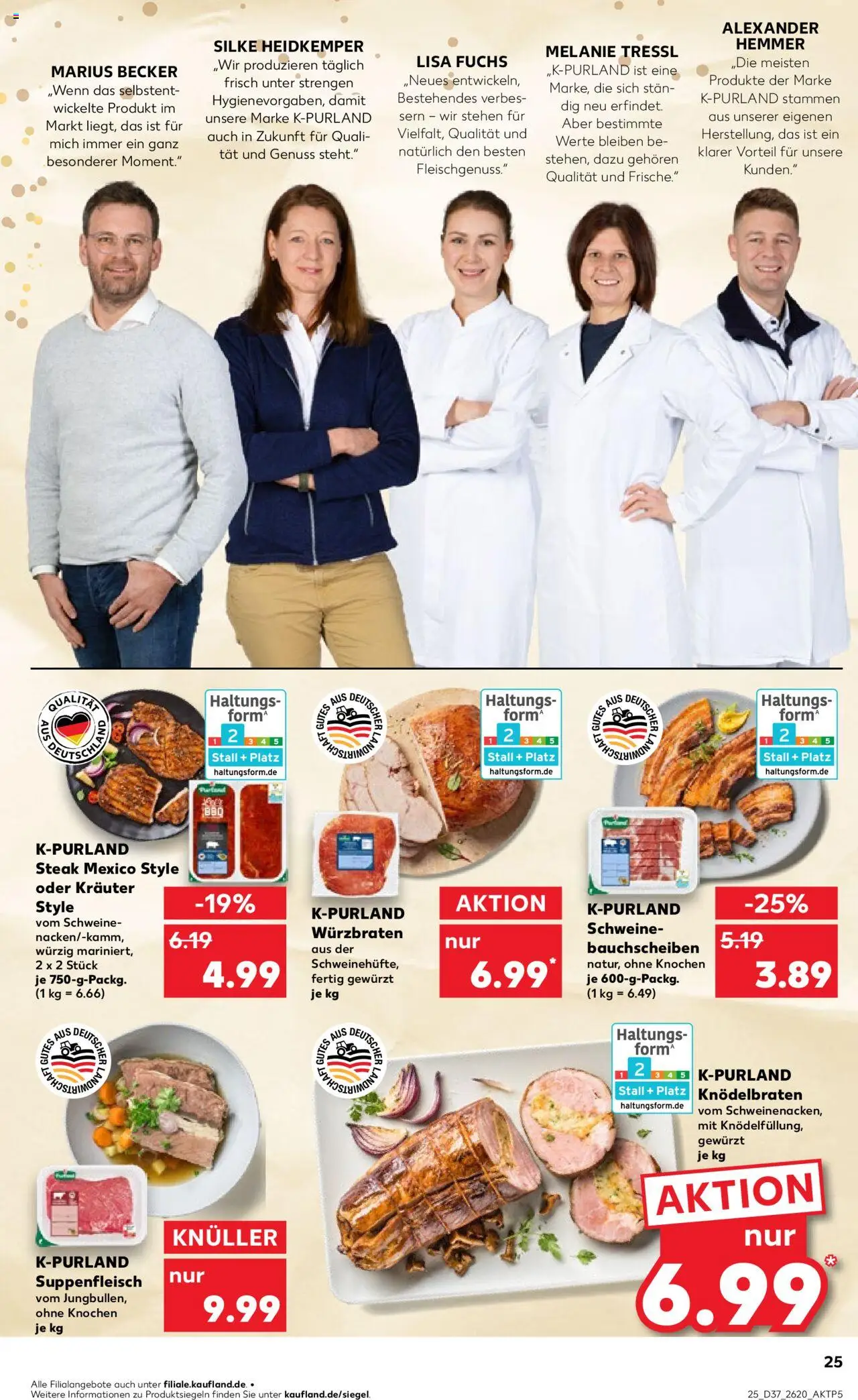 Kaufland prospekt Zeitz	 – gültig ab 14.09.2025 | Seite: 25 | Produkte: Suppenfleisch, Steak