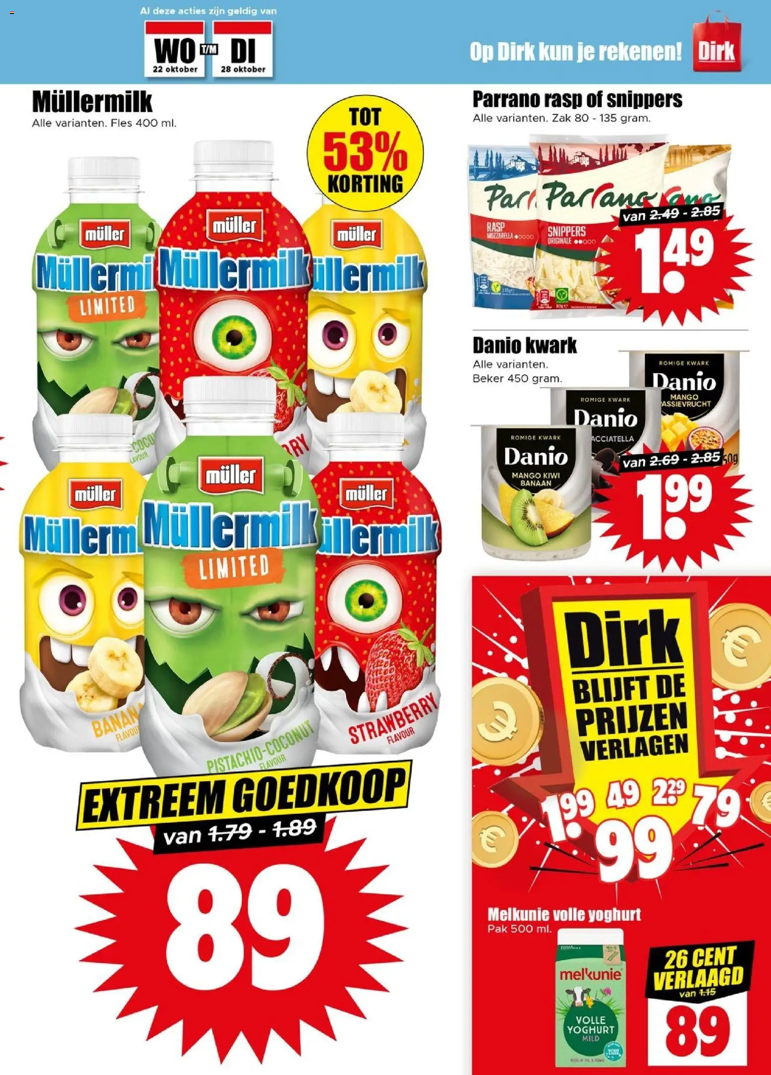 {H1} | Pagina: 13 | Producten: Beker, Kiwi, Mozzarella, Banaan