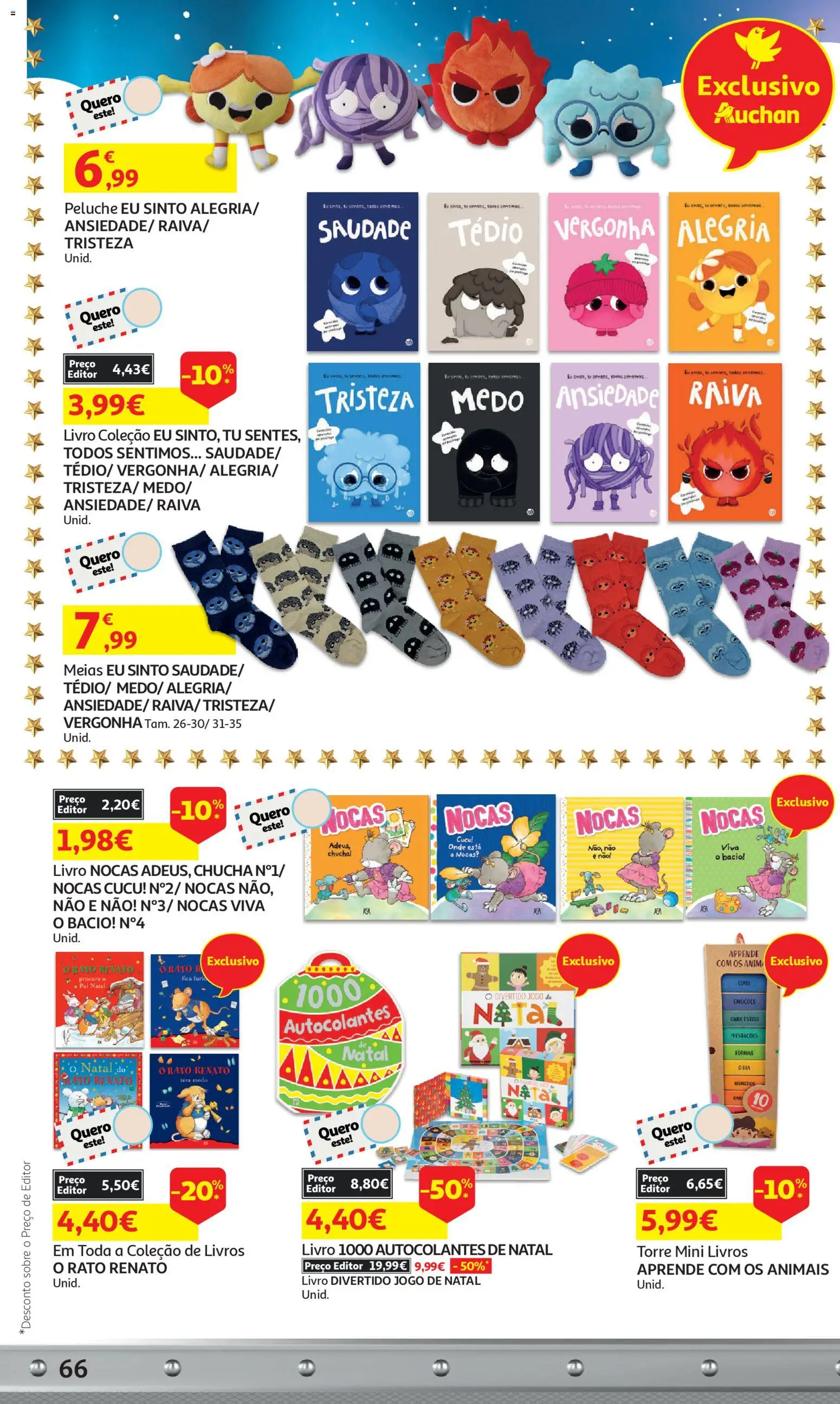 Auchan - A grande fábrica de Natal │ válido de 05.11.2025 | Página: 66 | Produtos: Meias