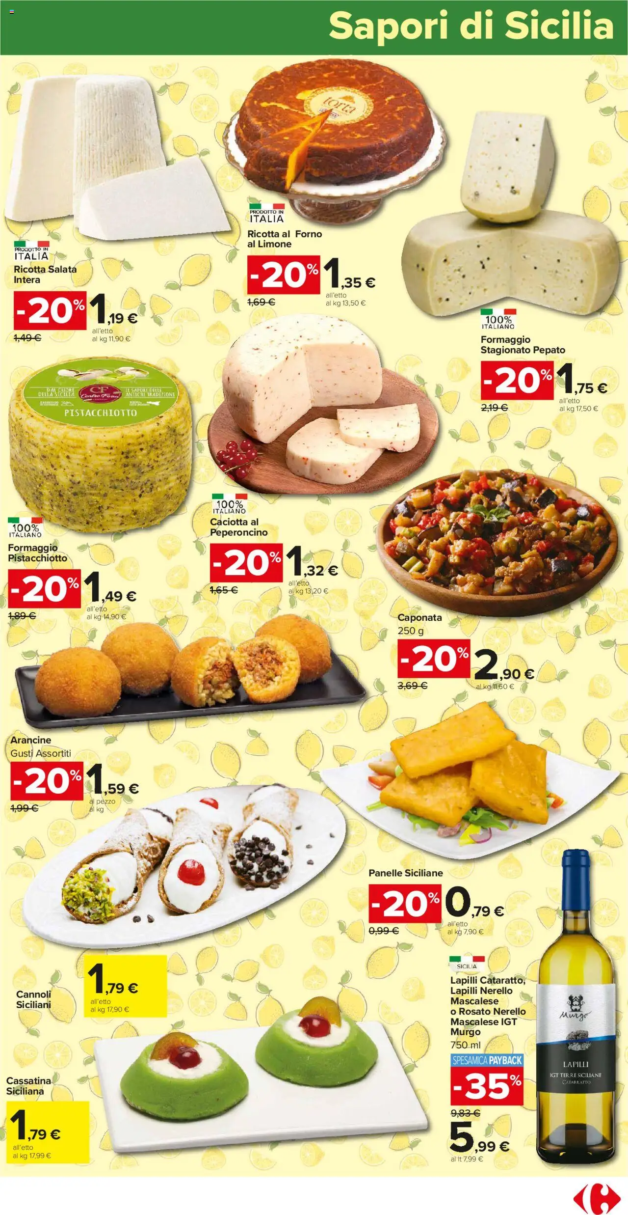 Volantino Carrefour del 05.09.2025 | Pagina: 7 | Prodotti: Formaggio, Limone, Peperoncino, Ricotta