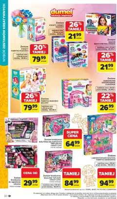 Pogląd oferty "Carrefour Gazetka - Łap super okazje" - ważna od 02.02.2026 | Strona: 22 | Produkty: Wazon, Kwiaty