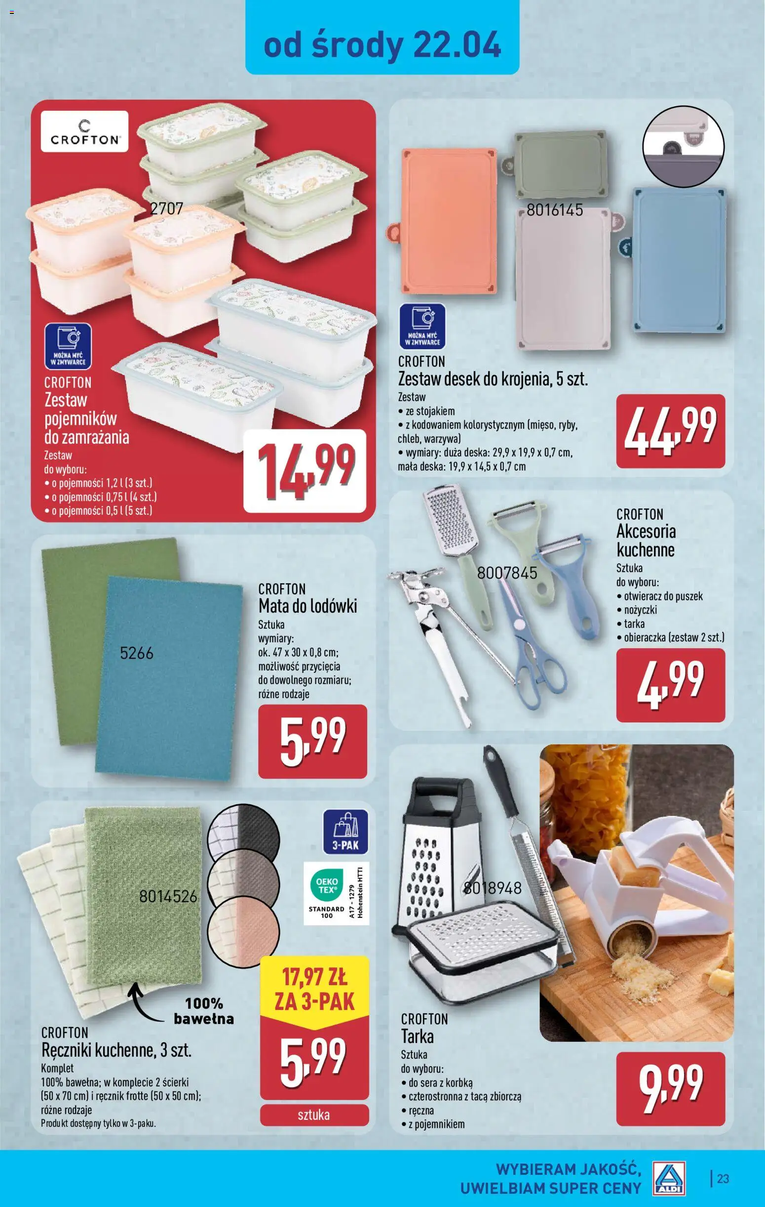 Aldi gazetka od 20.04.2026 | Strona: 23 | Produkty: Warzywa