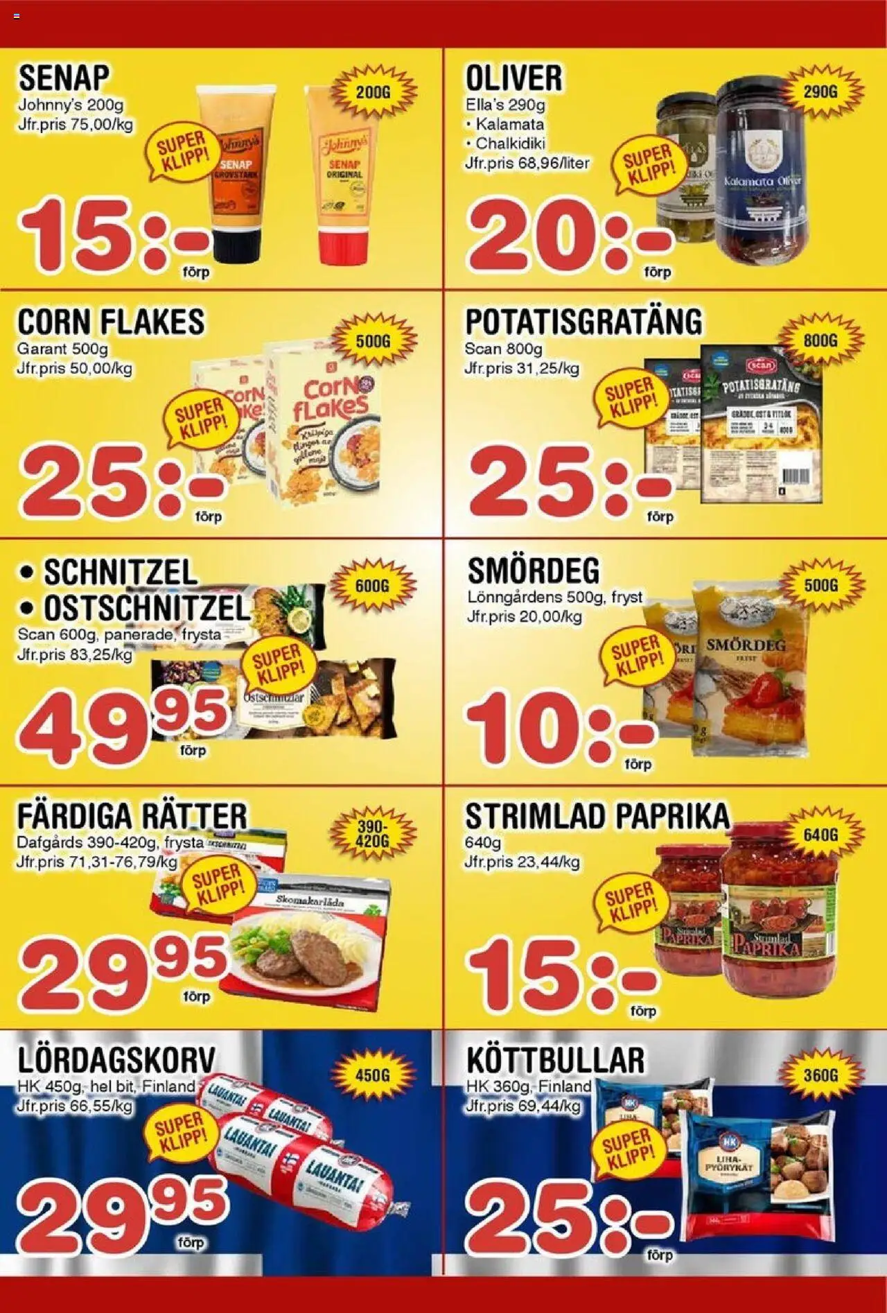 Nya Pulsen reklamblad aktuell från 20.10.2025 | Sida: 13 | Produkter: Oliver, Senap, Köttbullar, Flingor