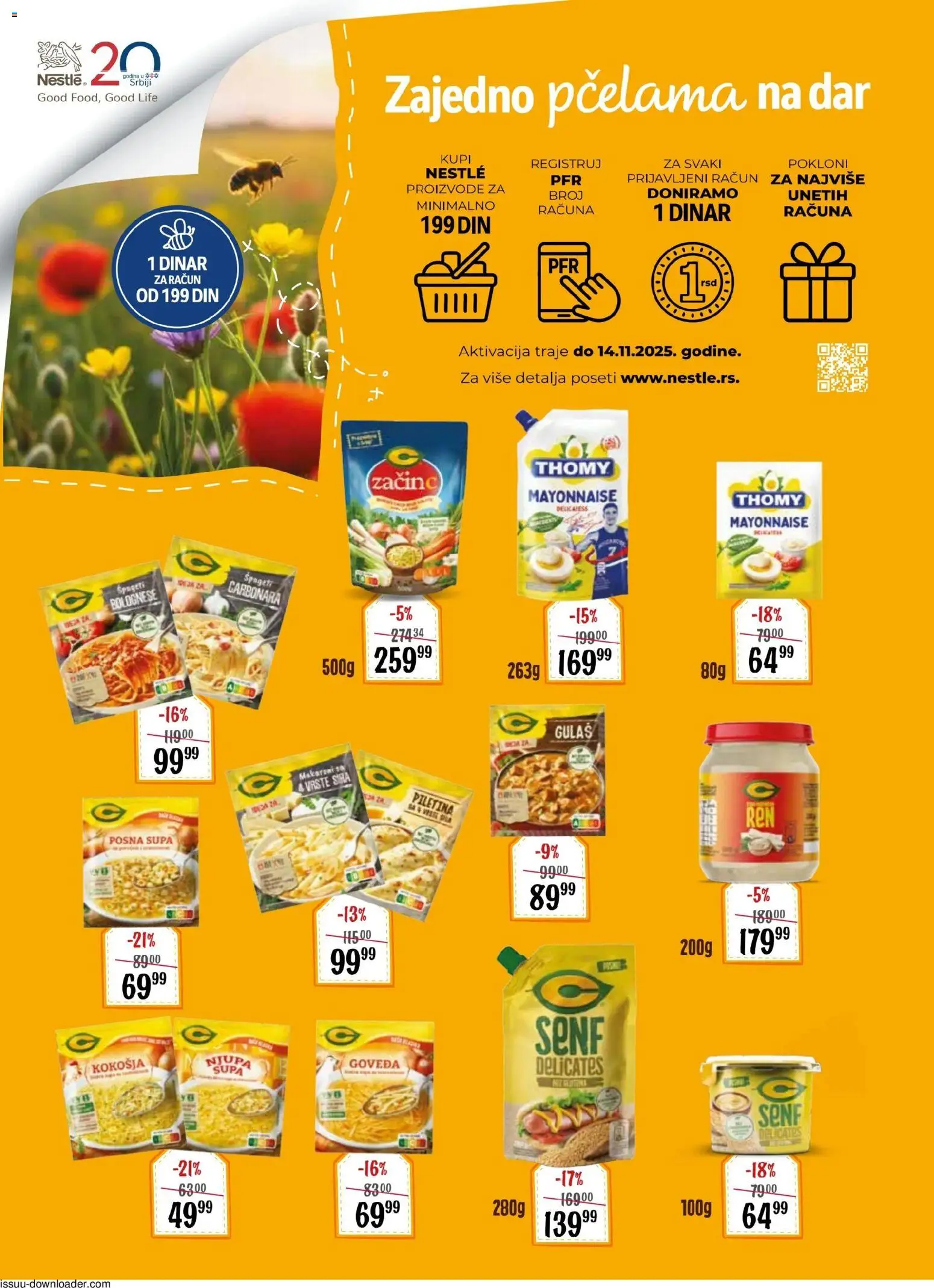 Metalac Proleter katalog - važi od 05.11.2025 | Strana: 3 | Proizvode: Senf, So, Špageti, Piletina