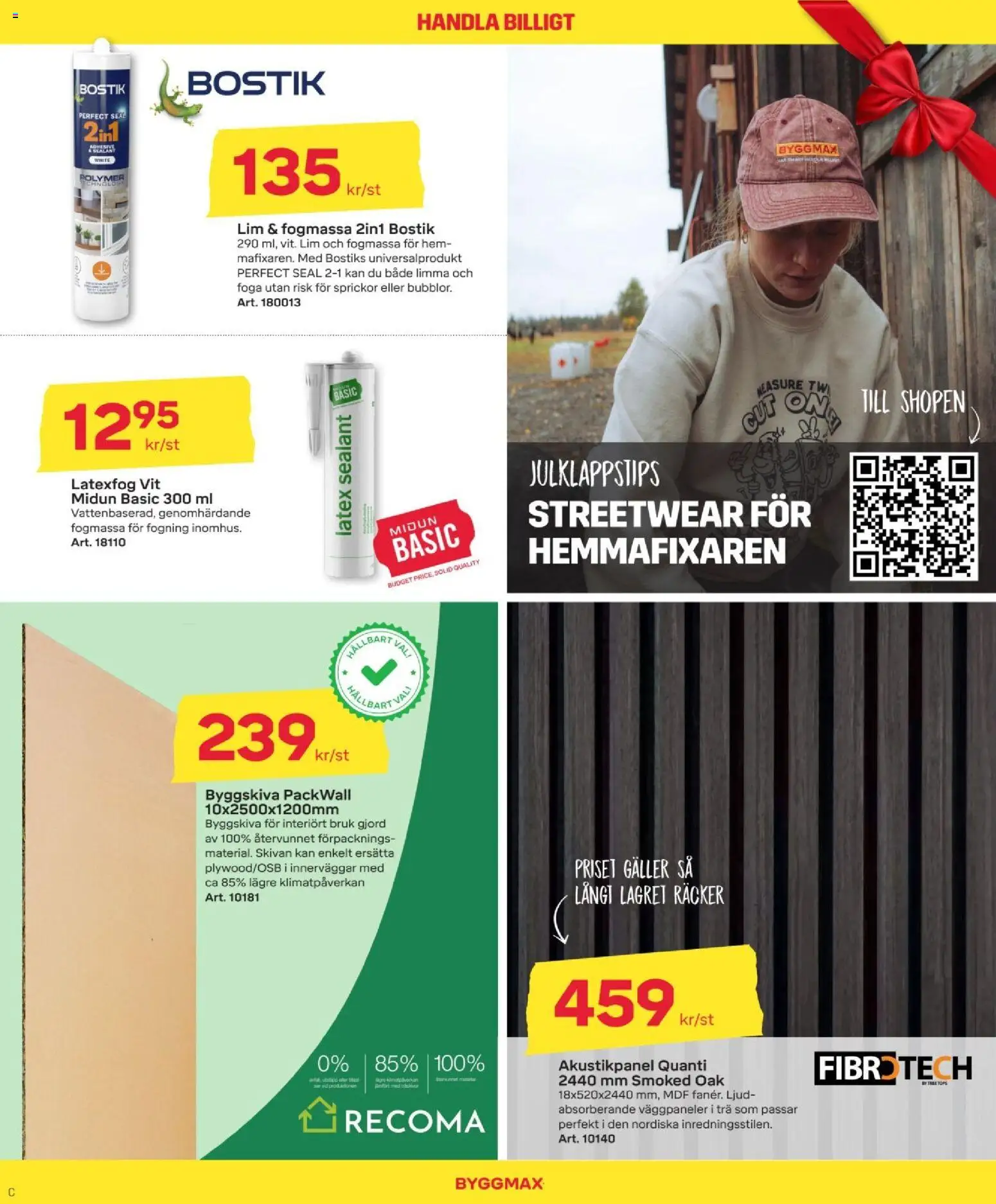 ByggMax reklamblad aktuell från 28.11.2025 | Sida: 11 | Produkter: Galler, Lim