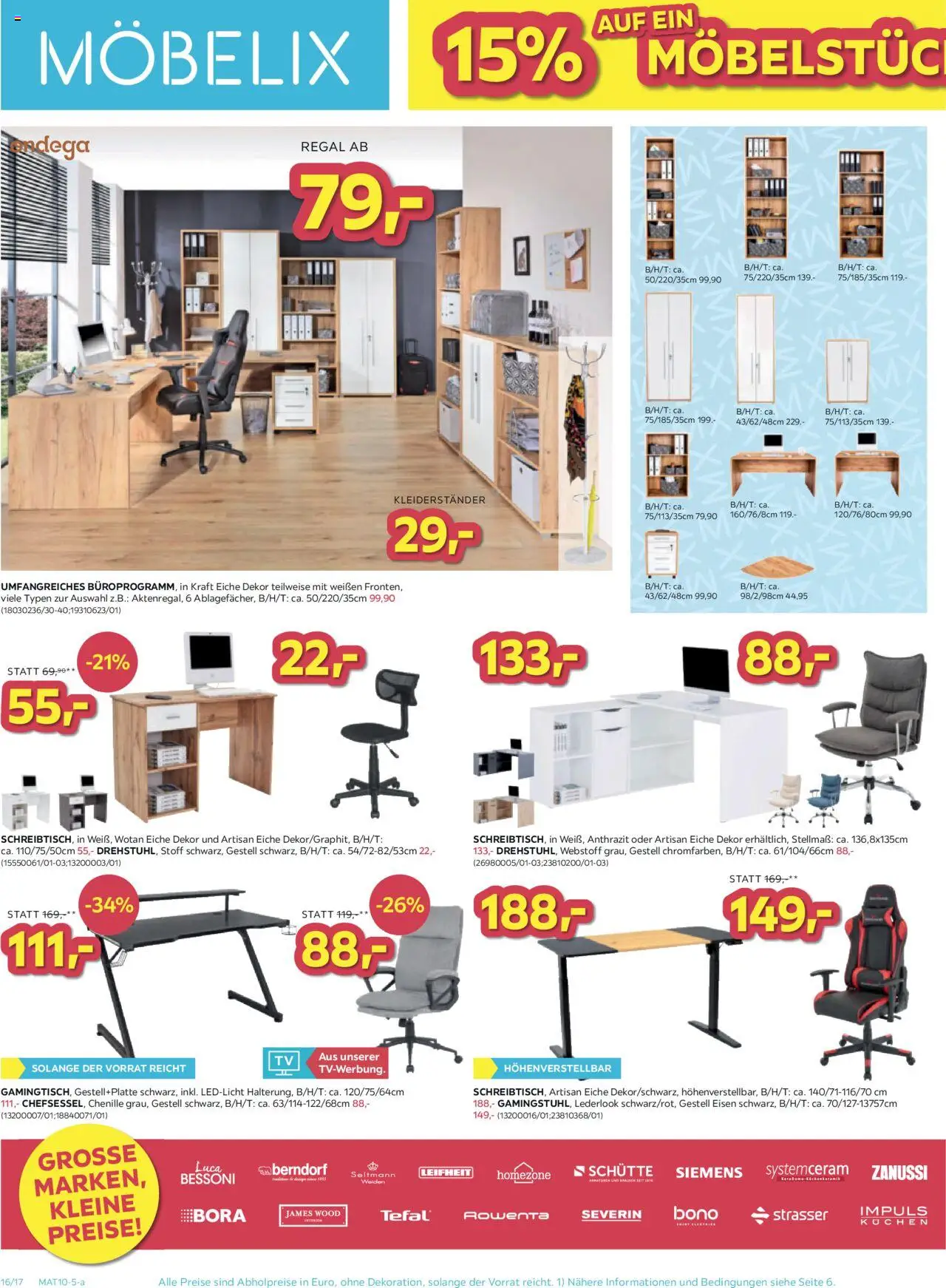 Möbelix Angebote gültig ab 30.09.2025 | Seite: 16 | Produkte: Regal