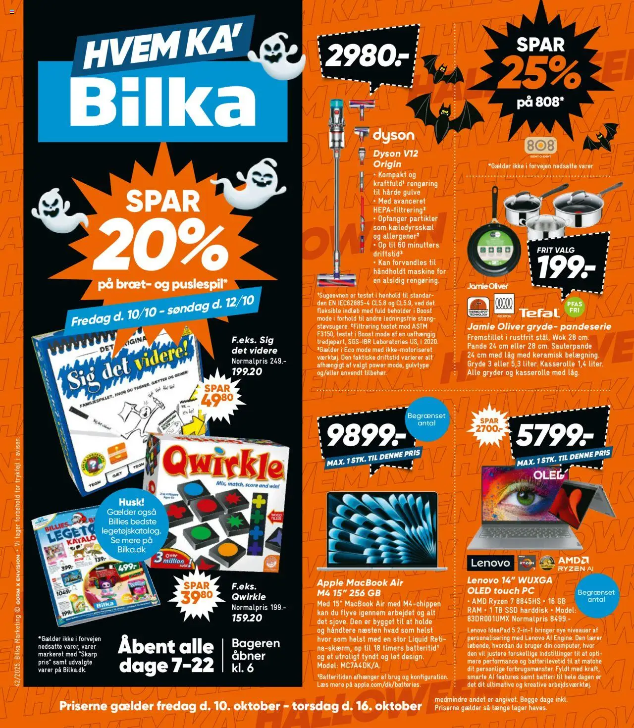 Bilka tilbudsavis – gyldig fra 10.10.2025 | Side: 1 | Produkter: PC, Søm, Batteri, SSD