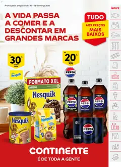 Pré-visualização Pepsi Zero Açúcar Lima, Máximo Sabor, Zero Açúcar válido de 10.03.2026 | Página: 19 | Produtos: Leite, Açúcar, Cereais, Soda