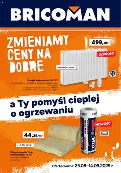 Pogląd oferty "Bricoman Gazetka" - ważna od 25.08.2025