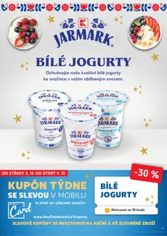 Náhled letáku JARMARK JOGURT BÍLÝ, Bílý jogurt od 03.12.2025 | Strana: 11