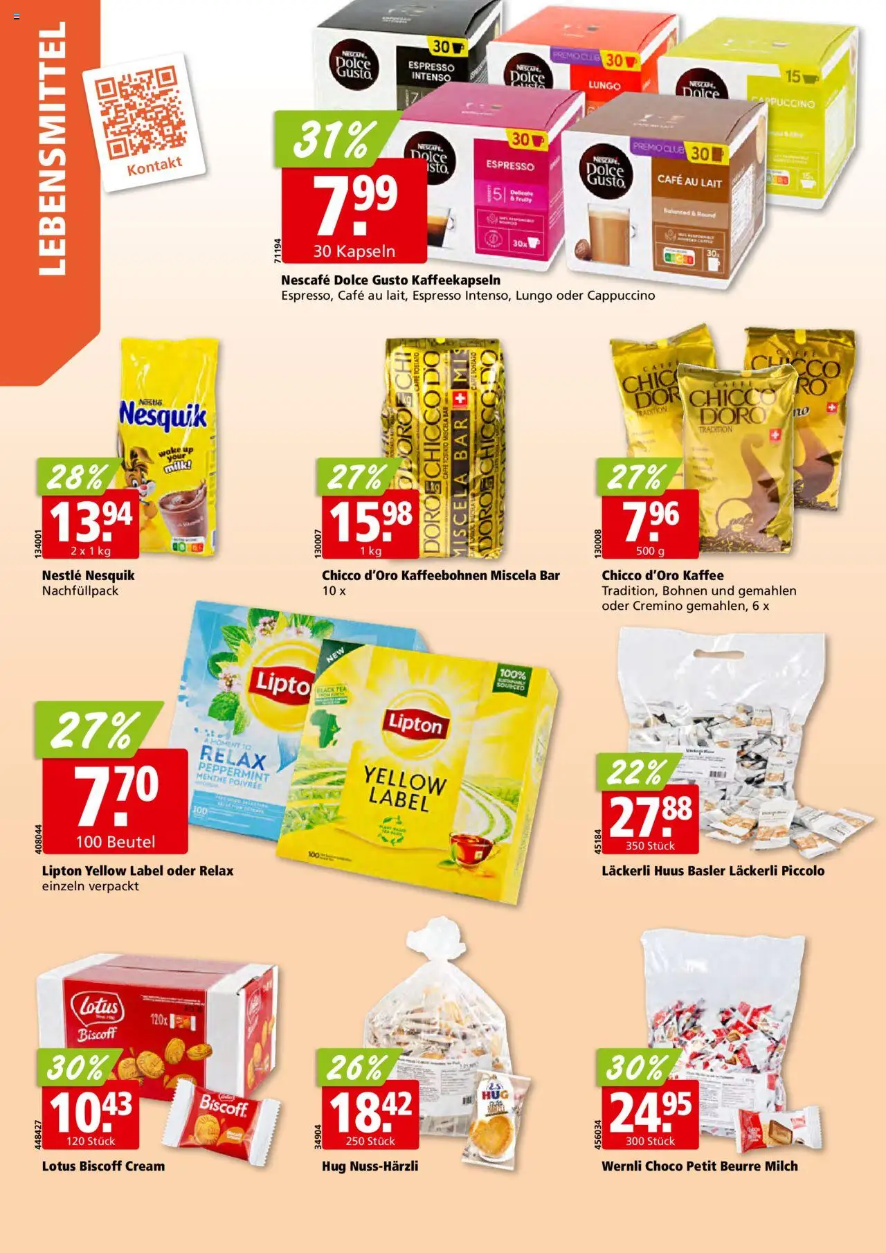Aligro Aktionen Schlieren, Gossau SG, Frauenfeld, Rapperswil-Jona, Sargans, Bern, Brüttisellen, Pratteln, Emmen, Spreitenbach ab 25.08.2025 | Seite: 18 | Produkte: Milch, Kaffee