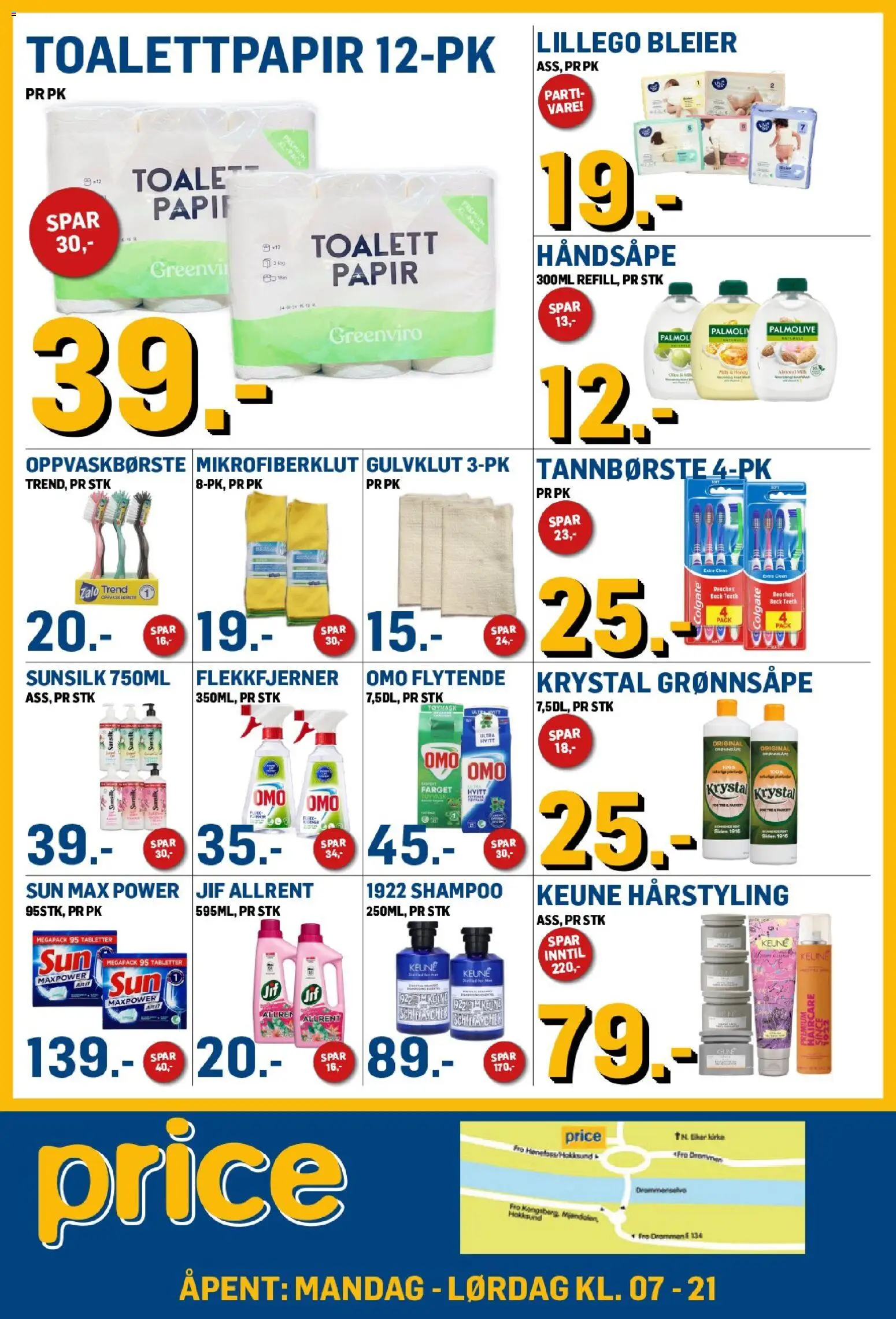 {H1} | Side: 5 | Produkter: Flekkfjerner, Toalettpapir, Grønnsåpe, Toalett