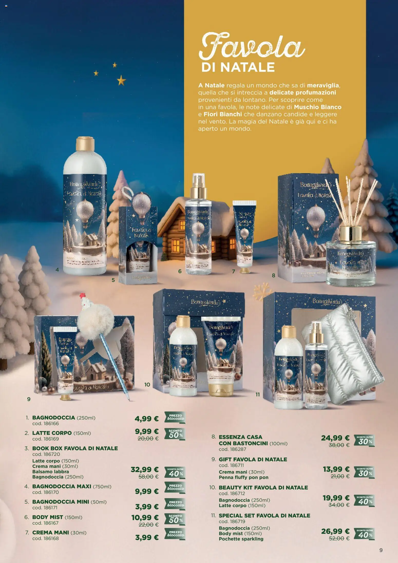 Volantino Bottega Verde del 03.11.2025 | Pagina: 9 | Prodotti: Balsamo, Crema, Latte