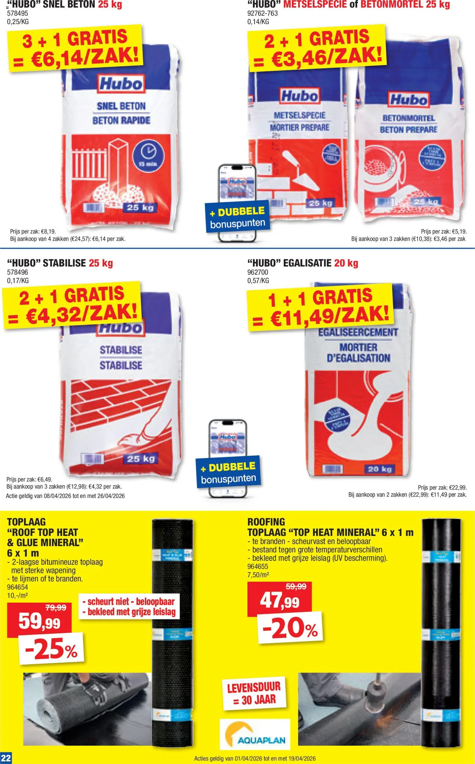 {H1} | Pagina: 22 | Producten: Zak