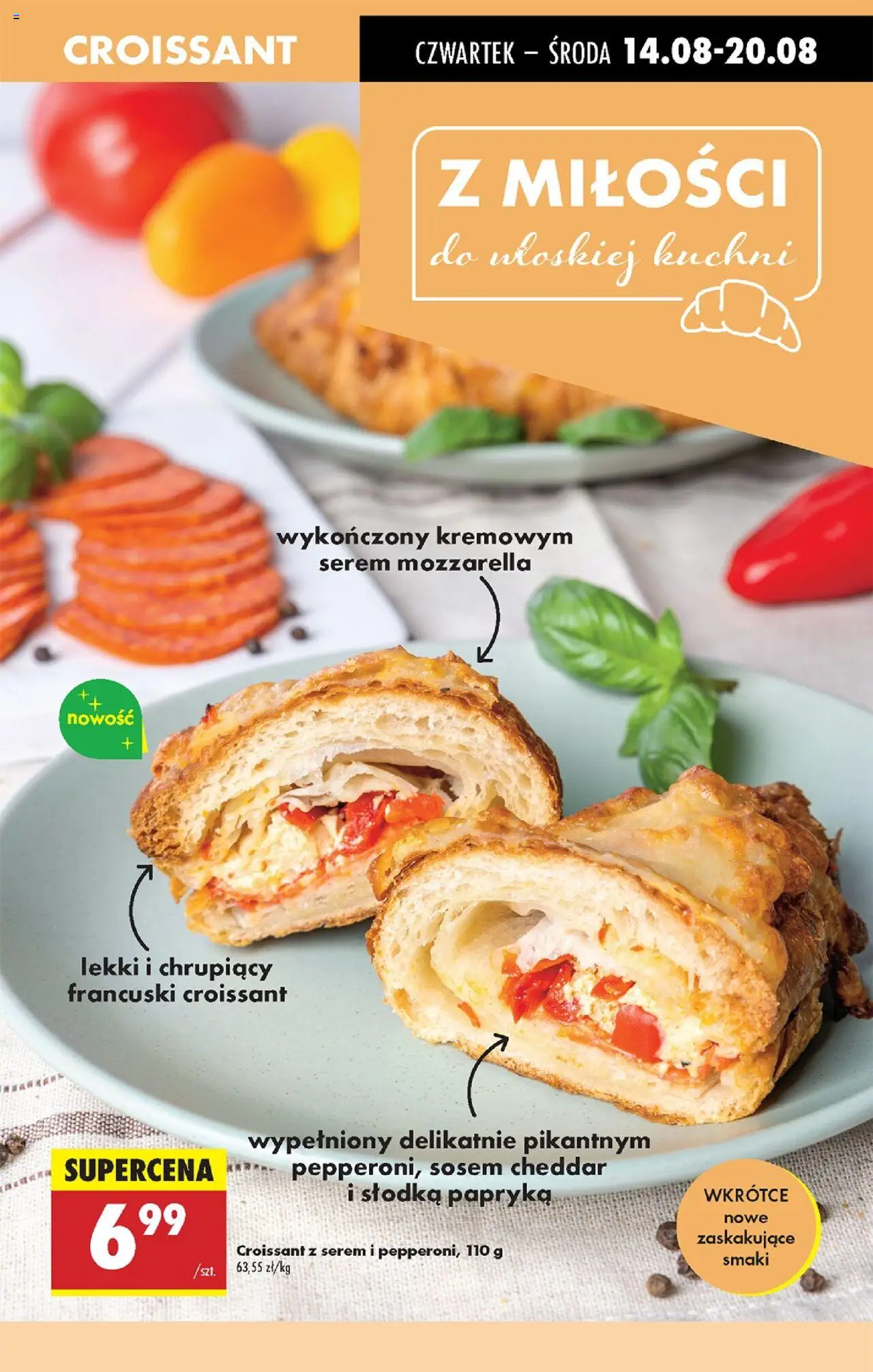 Biedronka gazetka - Oferta w tym tygodniu od 14.08.2025 | Strona: 53 | Produkty: Papryka, Mozzarella, Cheddar