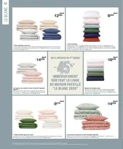 Monoprix - Prévisualisation de Monoprix catalogue valide à partir de 01.01.2026 | Page: 52 | Produits: Bonnet, Taie d'oreiller, Coton, Housse de couette