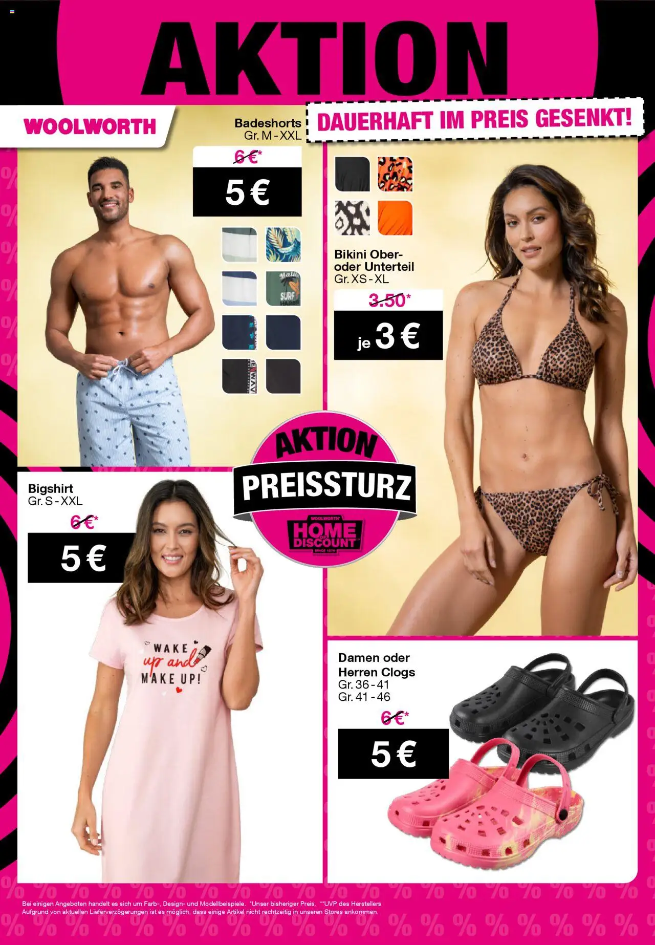 Woolworth Prospekt 	 - gültig ab dem 07.08.2025 | Seite: 18 | Produkte: Badeshorts, Bikini