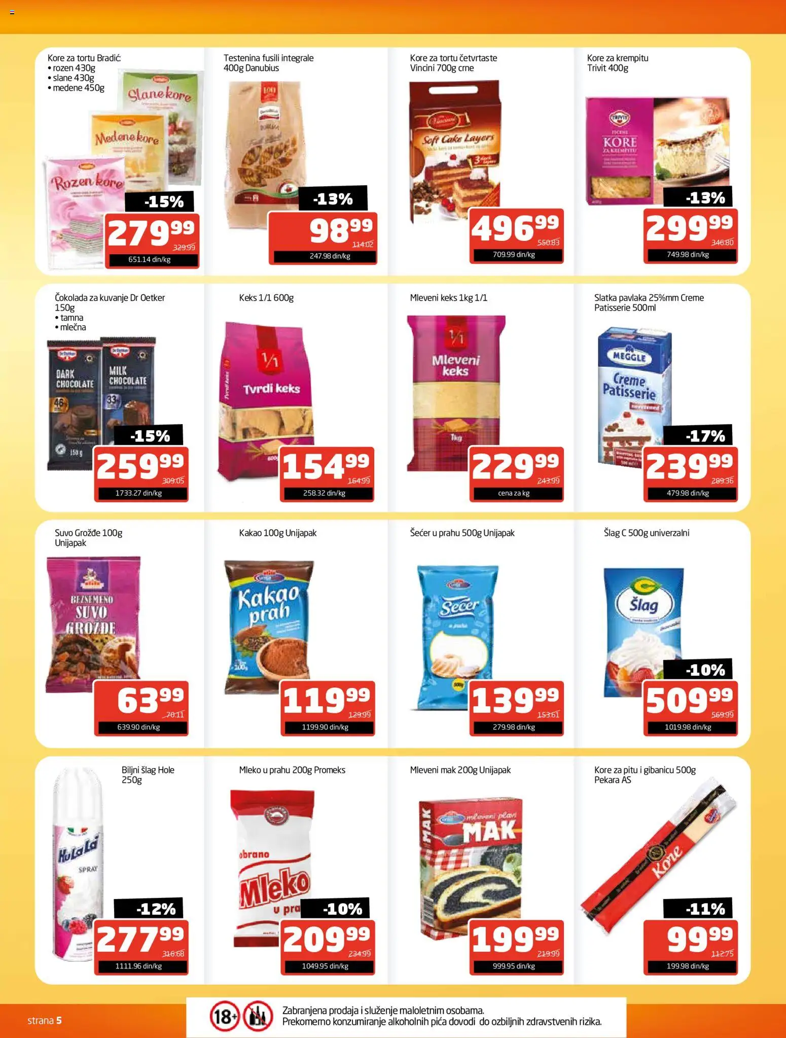 Gomex katalog - važi od 27.10.2025 | Strana: 5 | Proizvode: Šlag, Slatka pavlaka, Mleko, Pavlaka