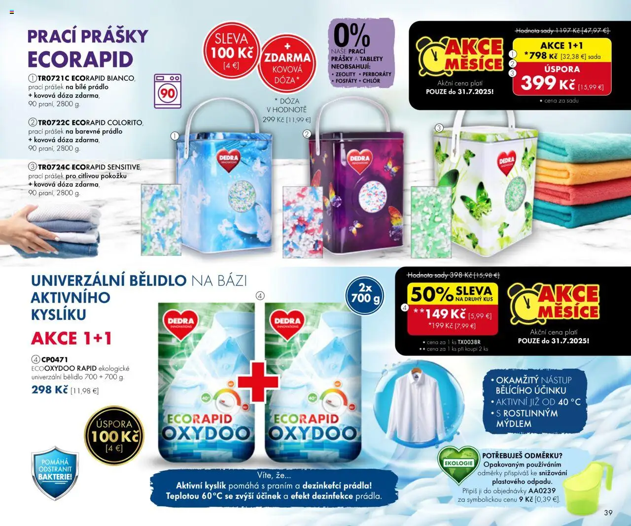 Dedra Katalog 7 2025 │ platný od 20.06.2025 | Strana: 39