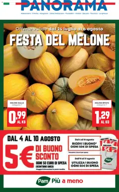 Anteprima del volantino Panorama Roma catalogo valido a partire dal 24.07.2025