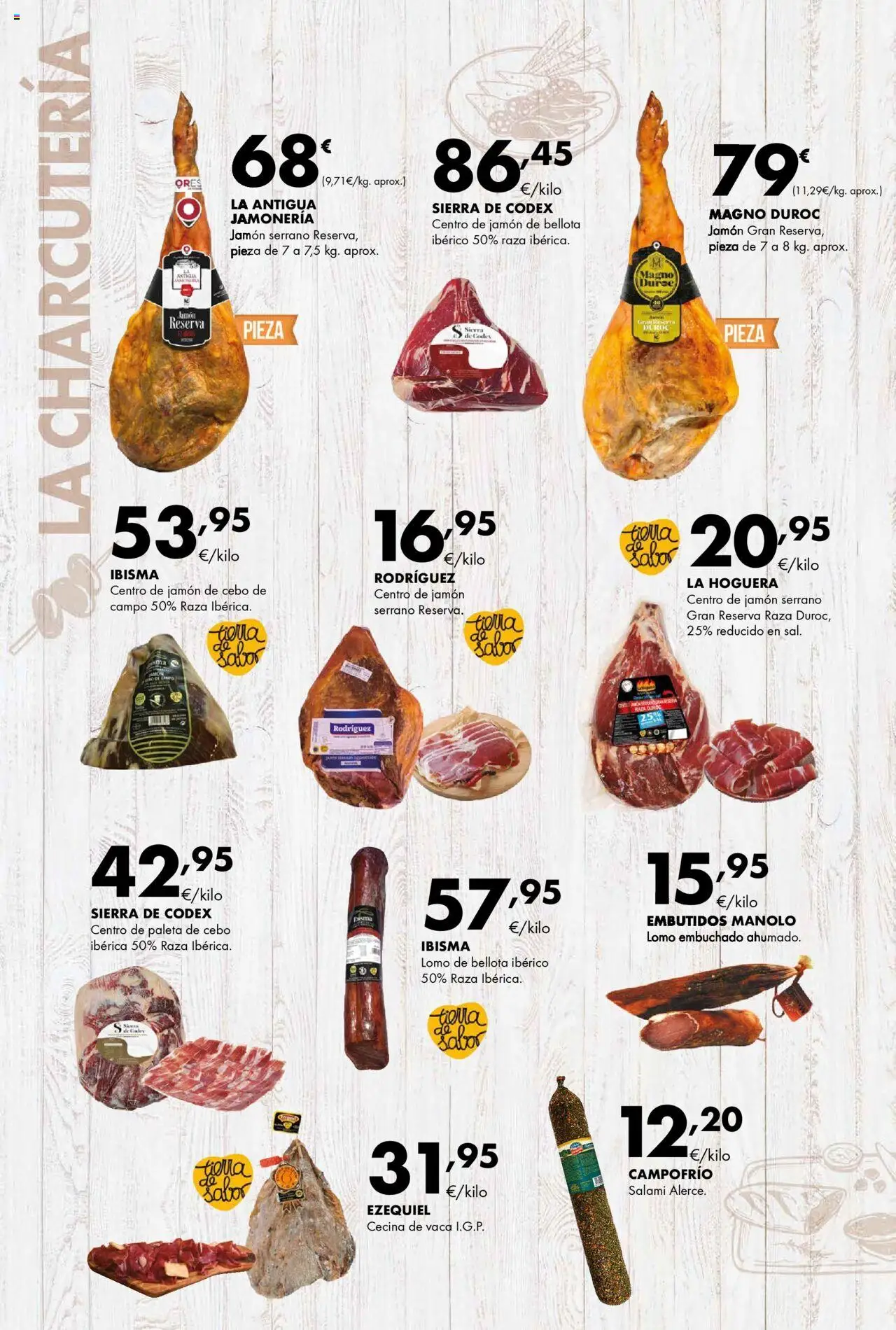 Lupa Supermercados folleto │ válido desde el 18.09.2025 | Página: 12 | Productos: Jamón serrano, Jamón, Νυχτικό, Salami