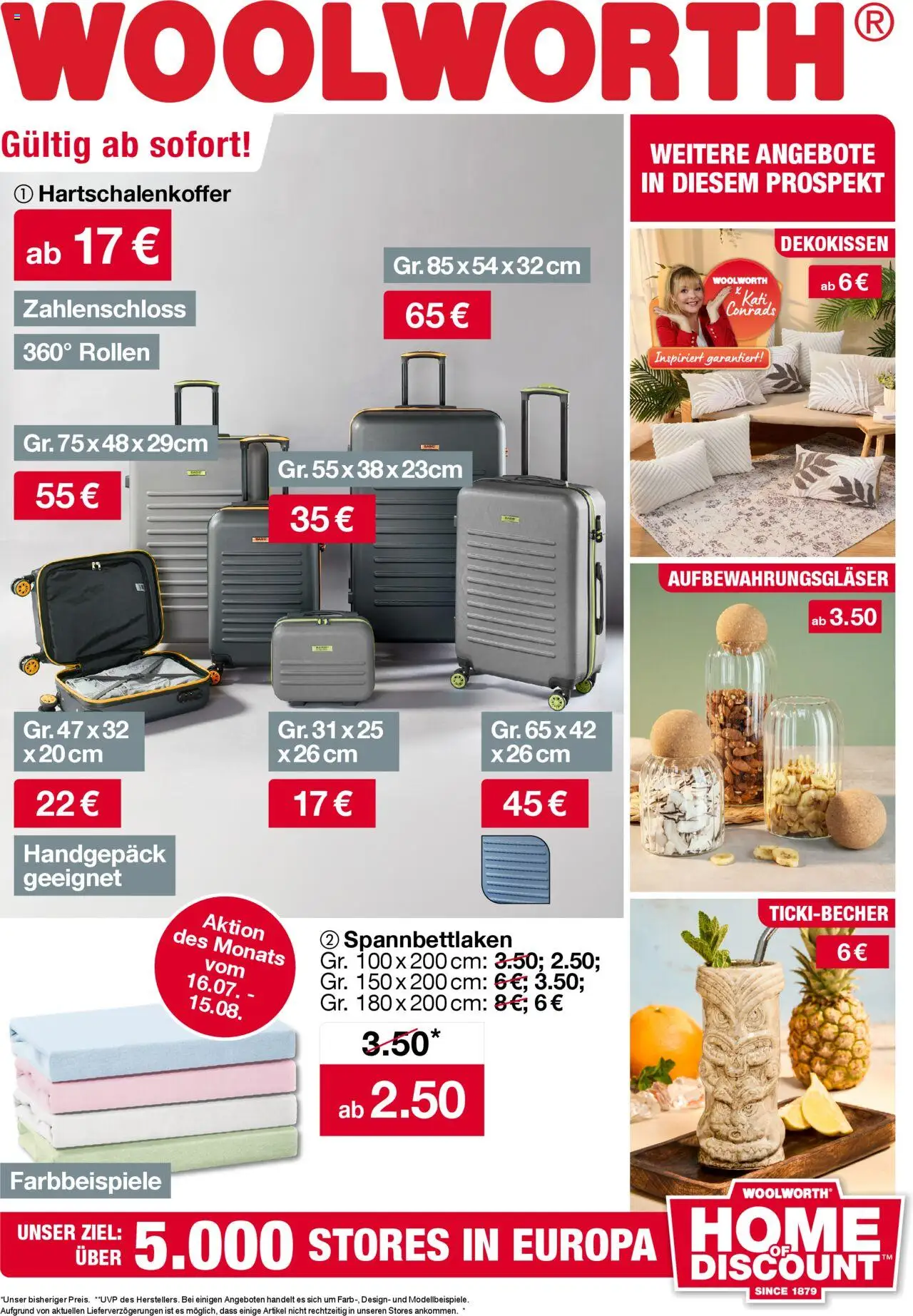Woolworth Flugblatt gültig ab 05.08.2025 | Seite: 1