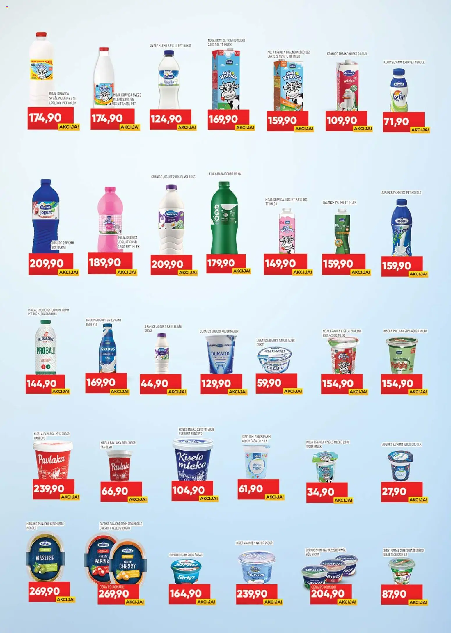 Medius katalog - važi od 07.04.2026 | Strana: 5 | Proizvode: Masline, Dukatos, Moja kravica, Pavlaka