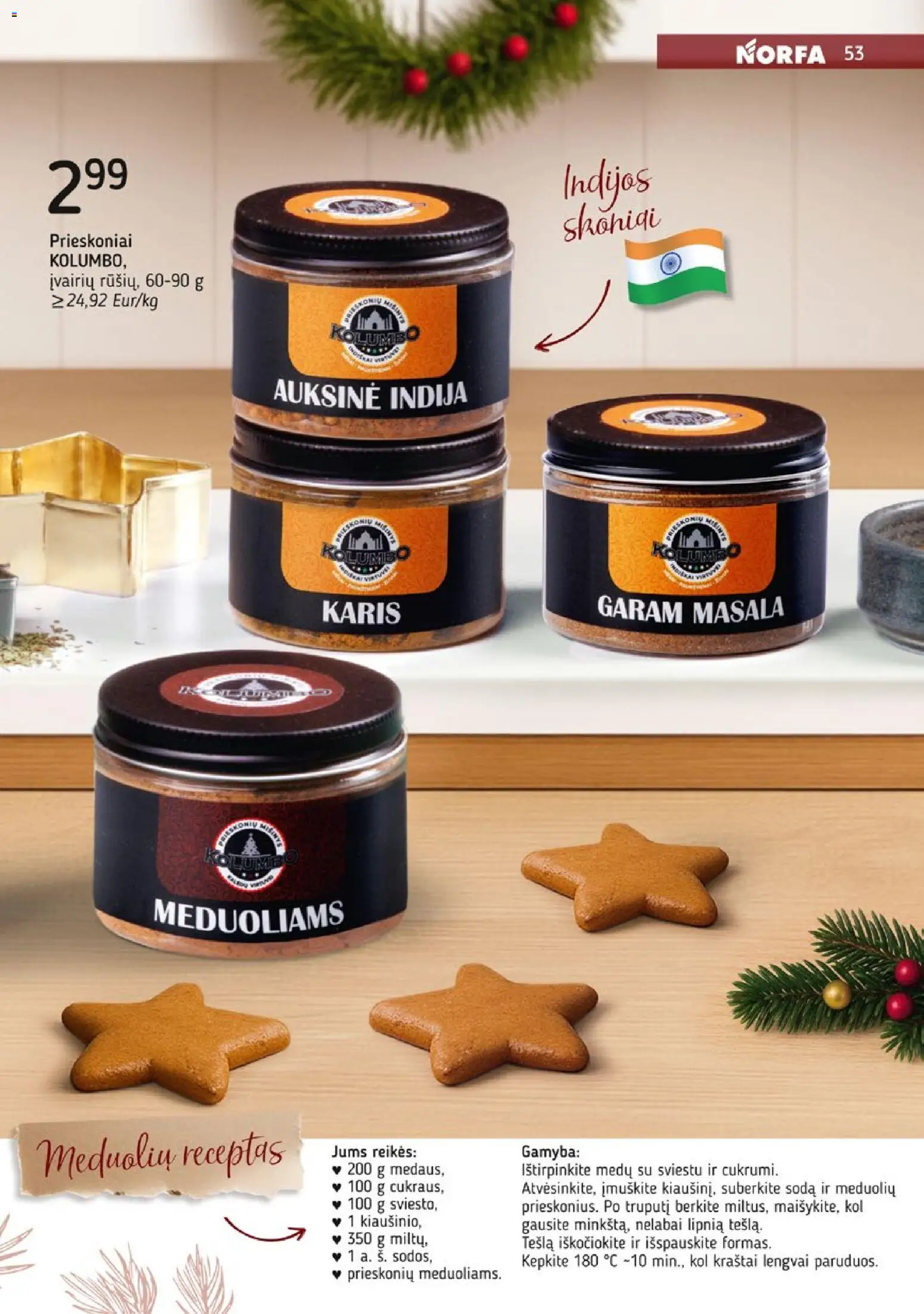 NORFA akcijos nuo 09.12.2025 | Puslapis: 53 | Prekių: Prieskoniai