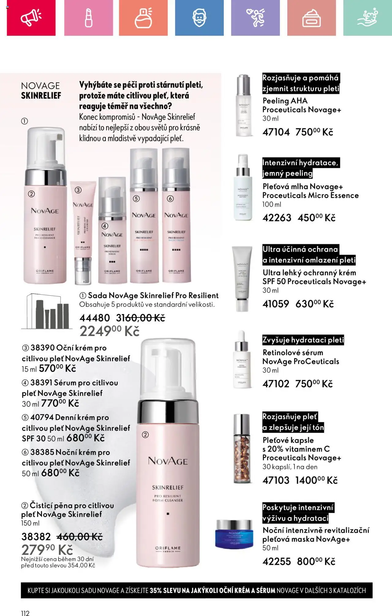 Oriflame katalog č.08/2025 od 25.05.2025 | Strana: 112 | Produkty: Pleťová maska, Sérum, Essence, Peeling