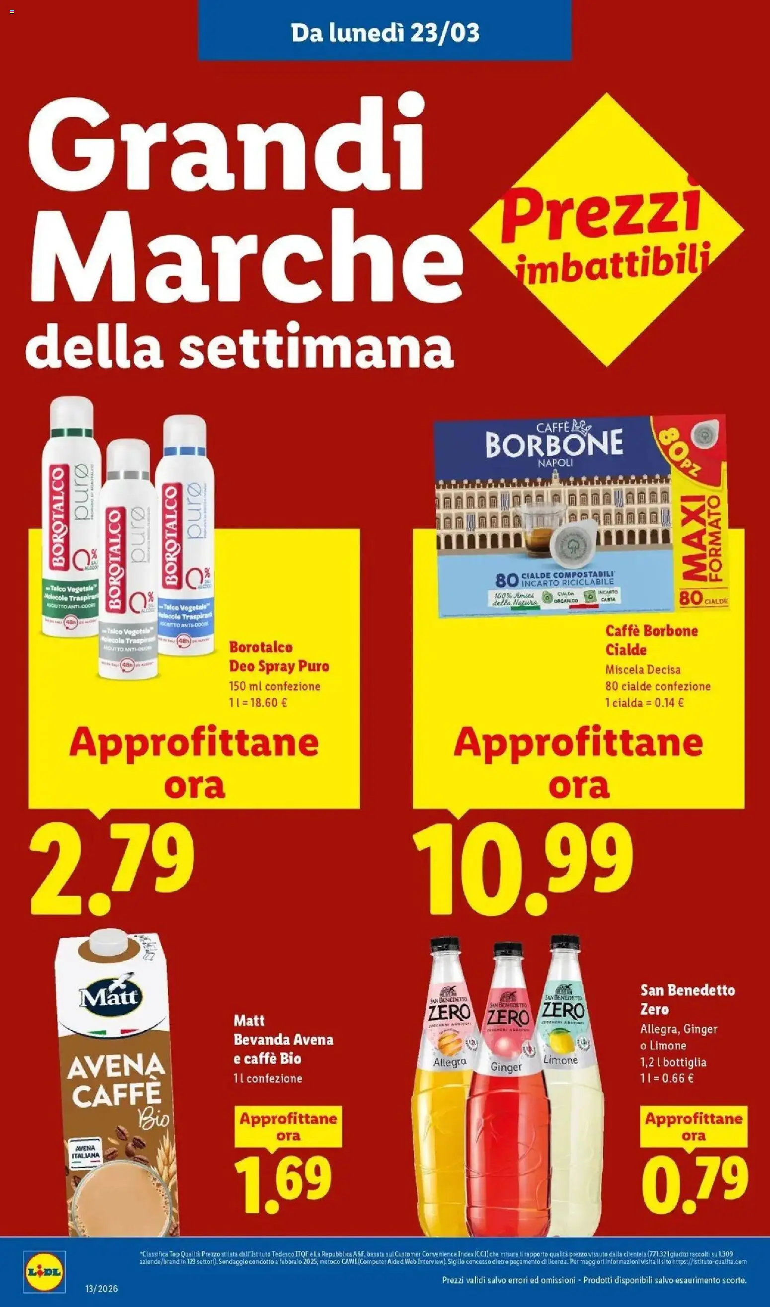 Volantino Lidl del 23.03.2026 | Pagina: 14 | Prodotti: Talco, Limone, Top, Computer