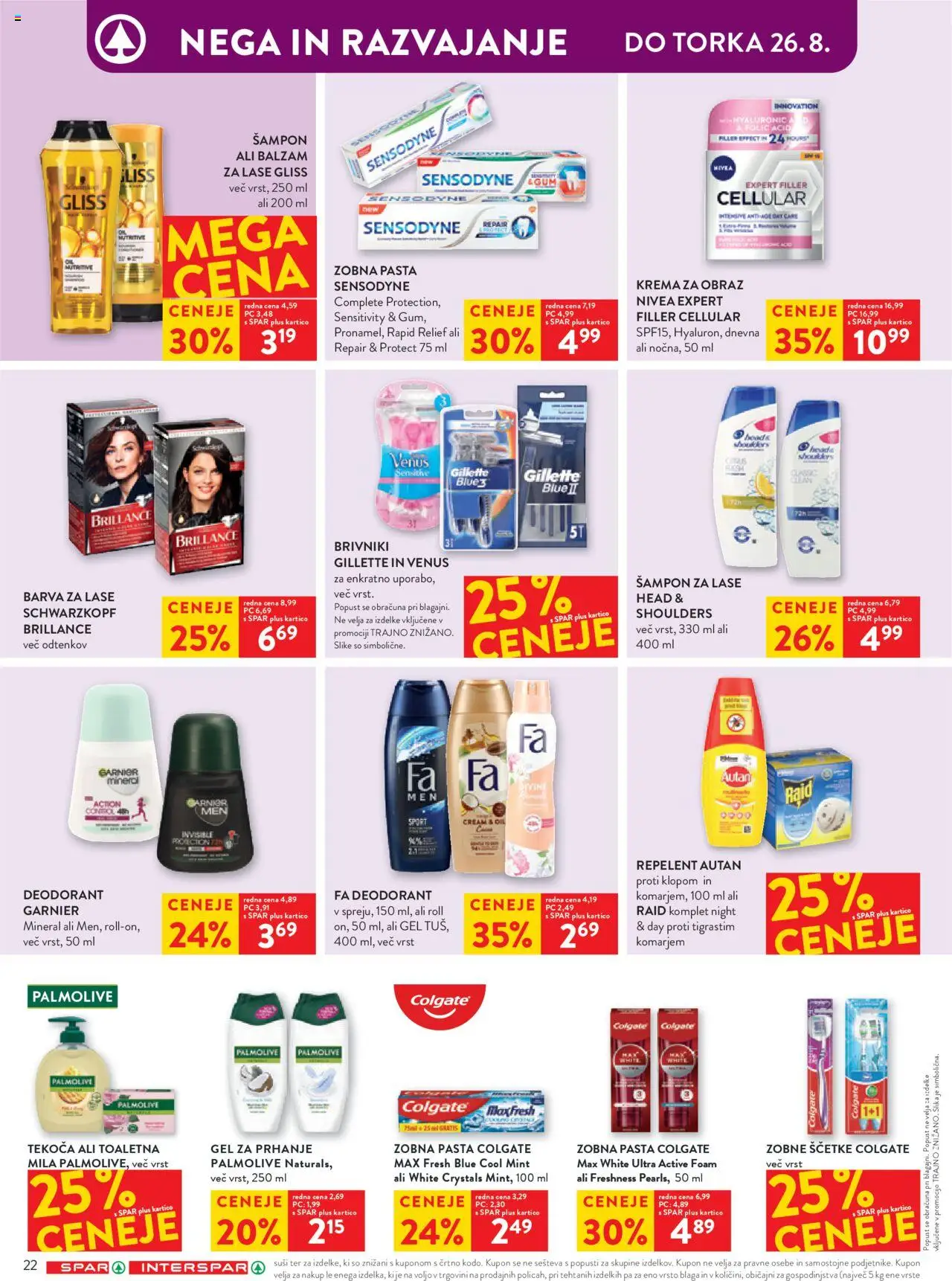Spar katalog 34/25 │ velja od 20.08.2025 | Stran: 25 | Izdelki: Suši, Krema, Barva, Krema za obraz