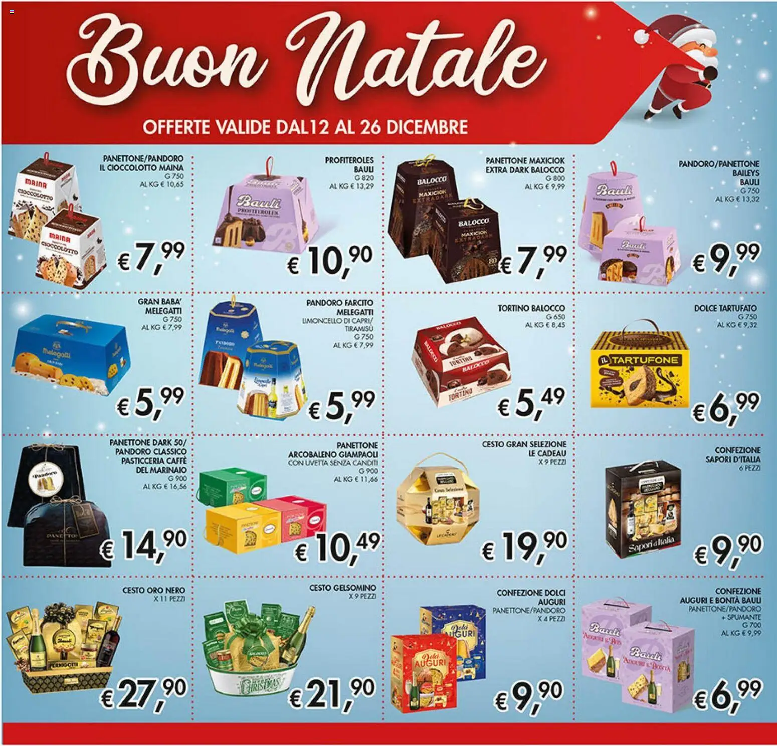 Volantino Coal del 12.12.2025 | Pagina: 16 | Prodotti: Pane, Caffè, Pandoro, Panettone
