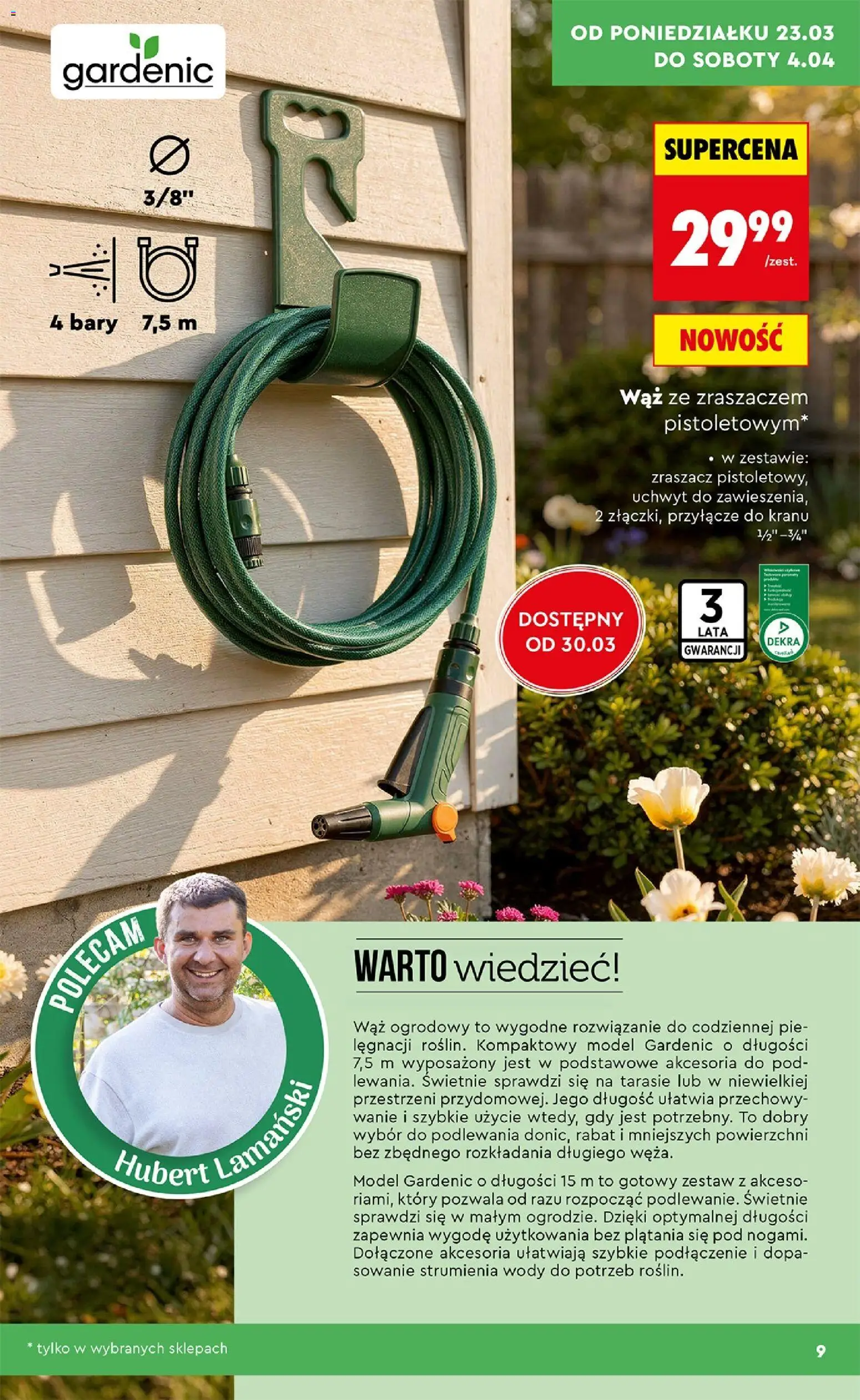 Biedronka gazetka - Ogród od 23.03.2026 | Strona: 9